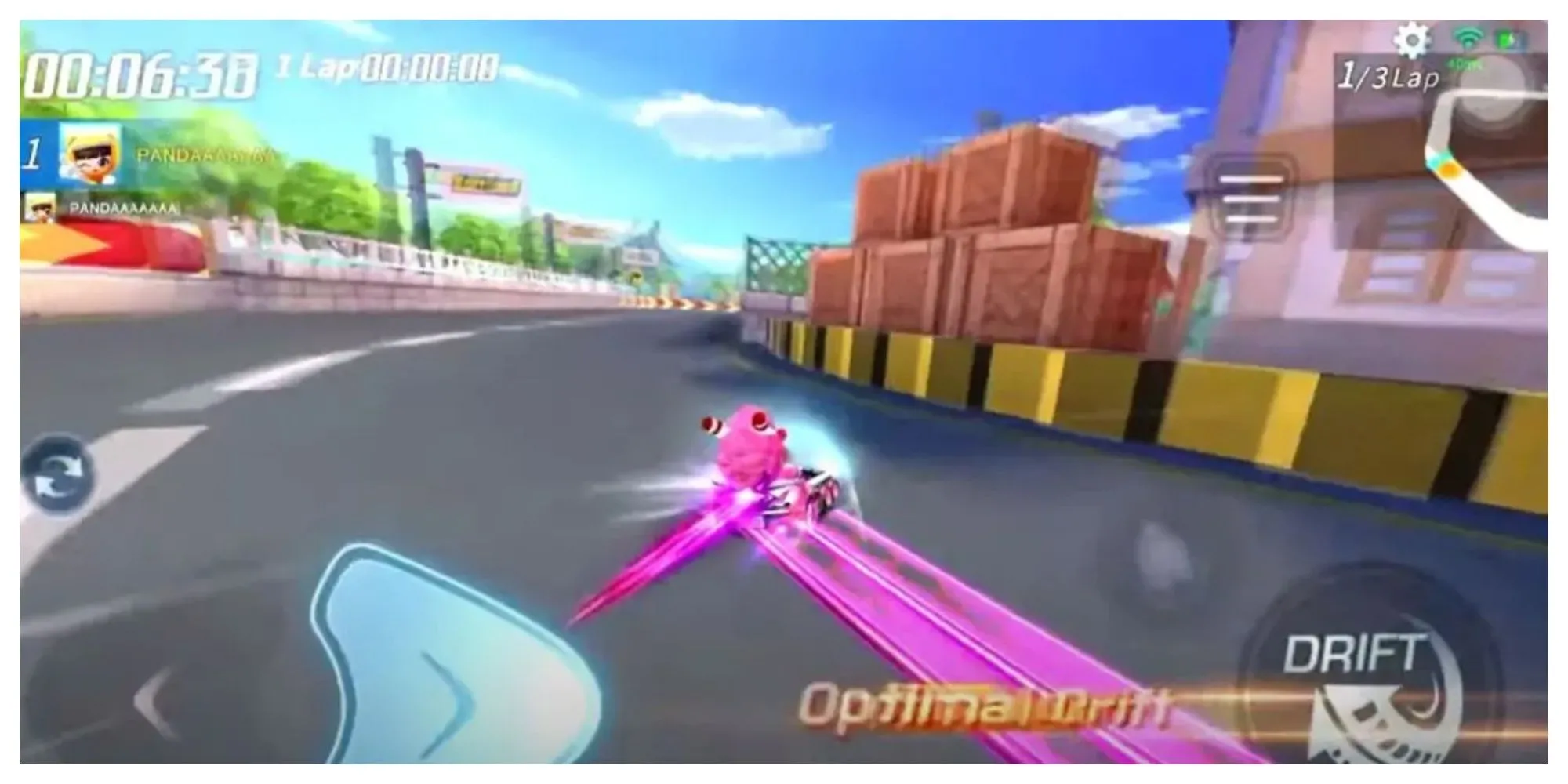 Hình ảnh cuộc đua kart sôi động trong KartRider Rush+ của Nexon