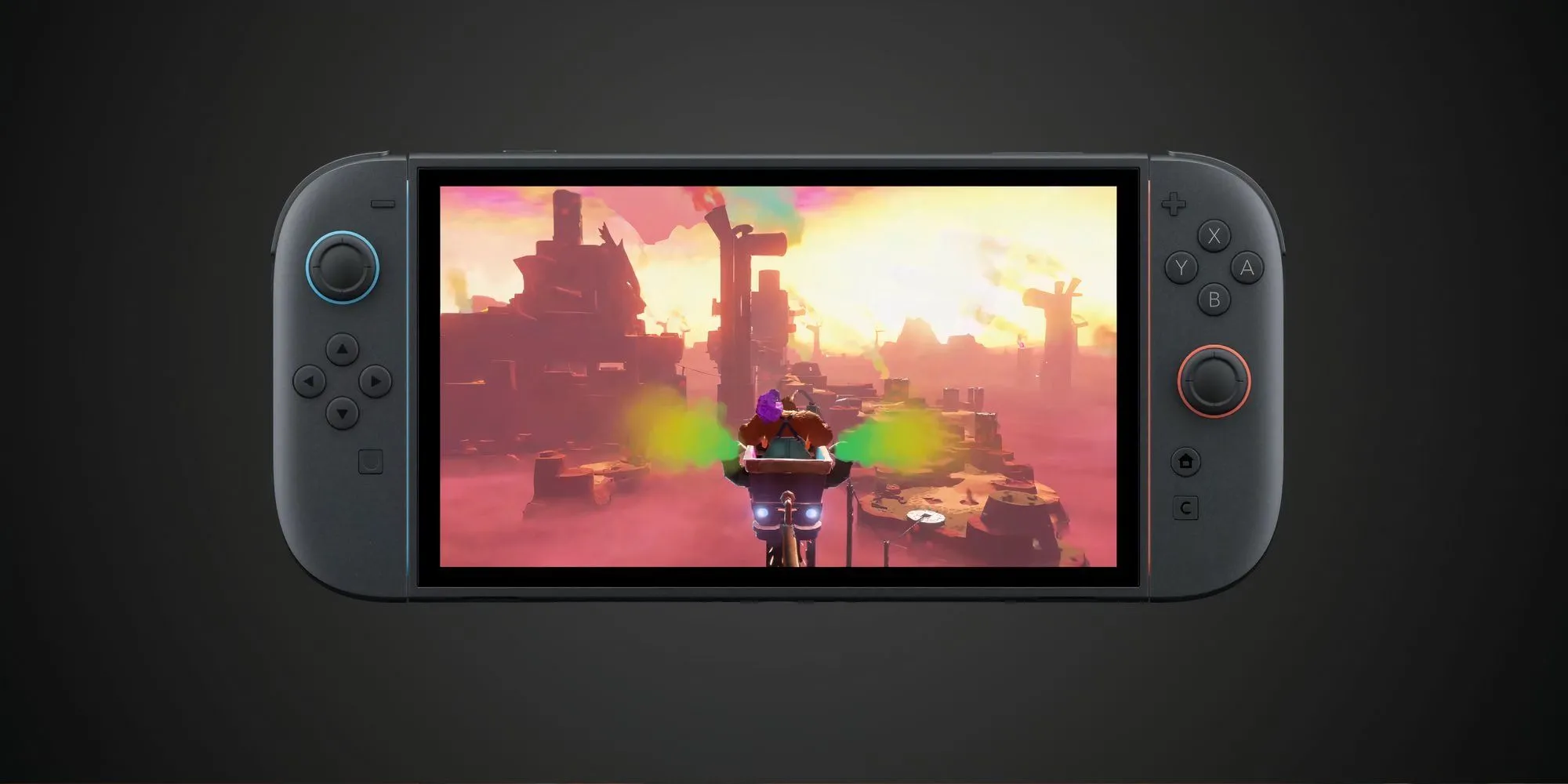 Hình ảnh đồ họa game Donkey Kong hiển thị trên màn hình Nintendo Switch 2