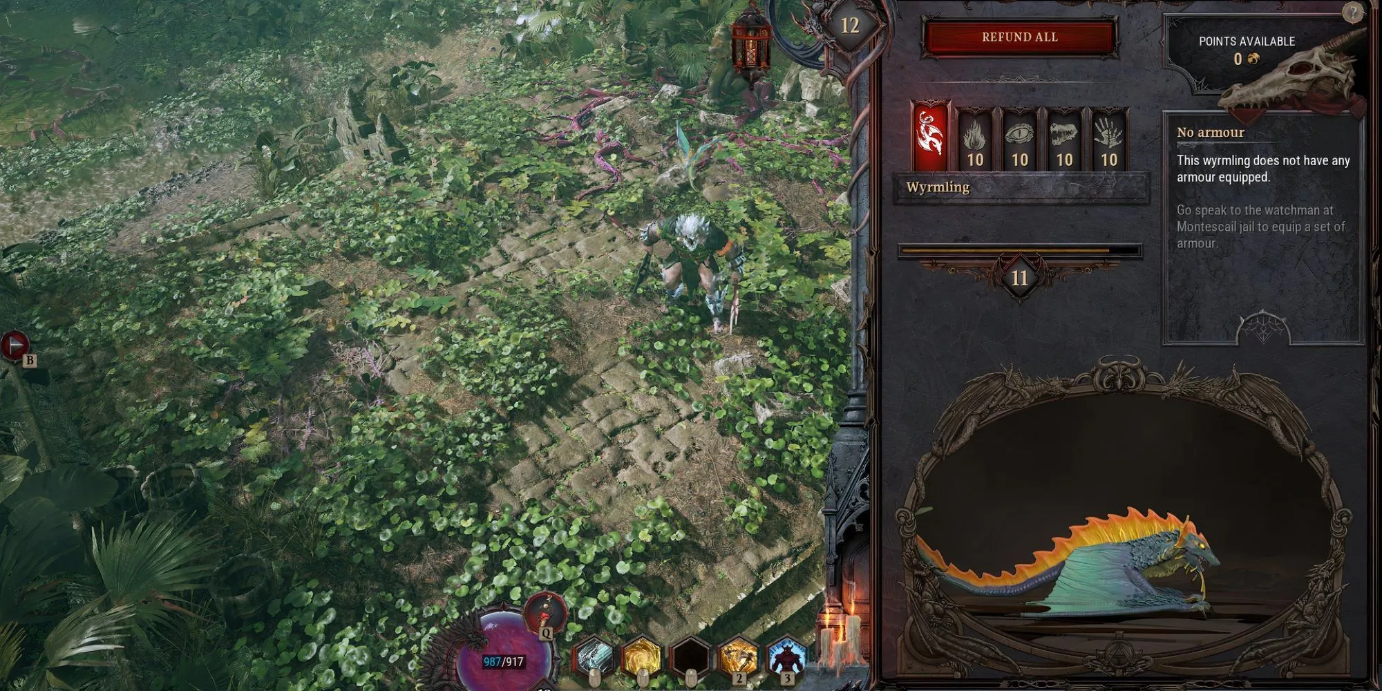 Hình ảnh Electric Wyrmling đồng hành cùng người chơi trong Dragonkin The Banished