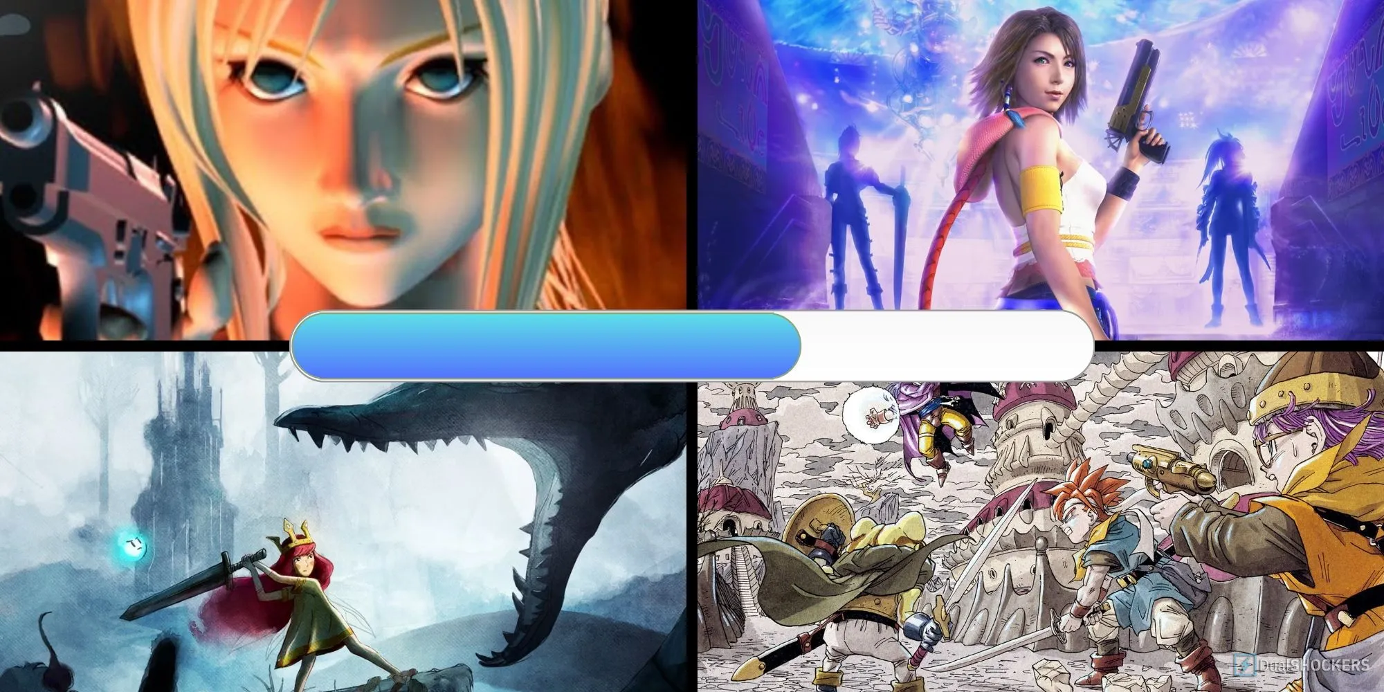 Hình ảnh mô tả hệ thống chiến đấu ATB trong JRPG, liên quan đến chủ đề combat theo lượt của Clair Obscur: Expedition 33
