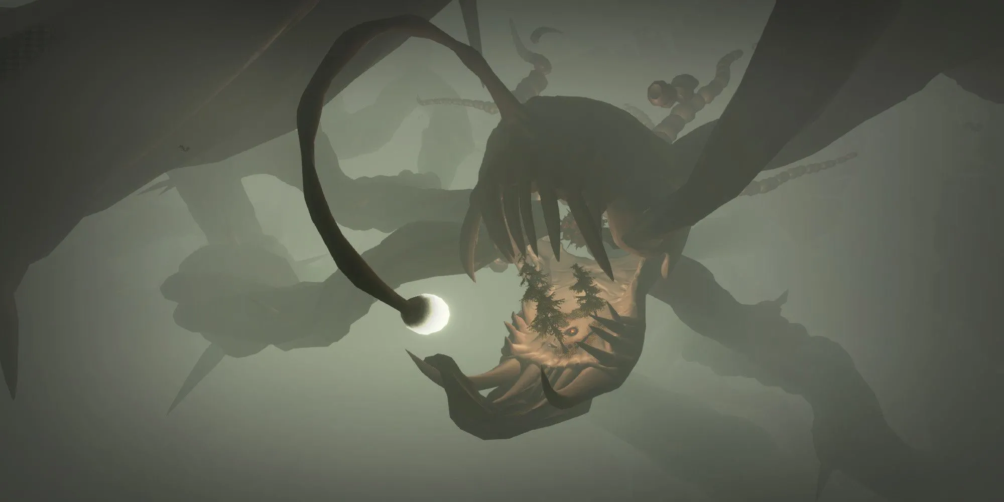 Hình ảnh một sinh vật cá rồng trong thế giới Outer Wilds