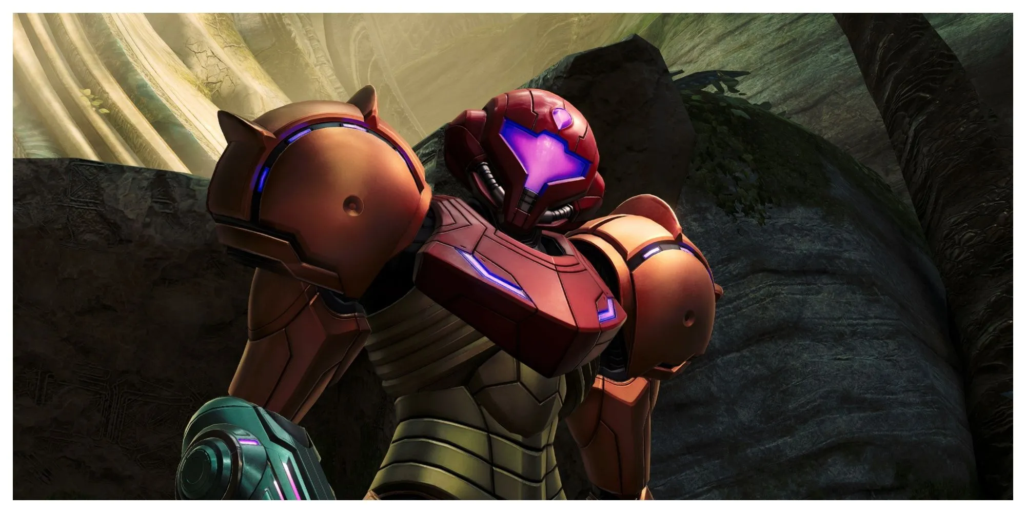 Hình ảnh Samus Aran trong gameplay Metroid Prime 4 Beyond trên Nintendo Switch 2