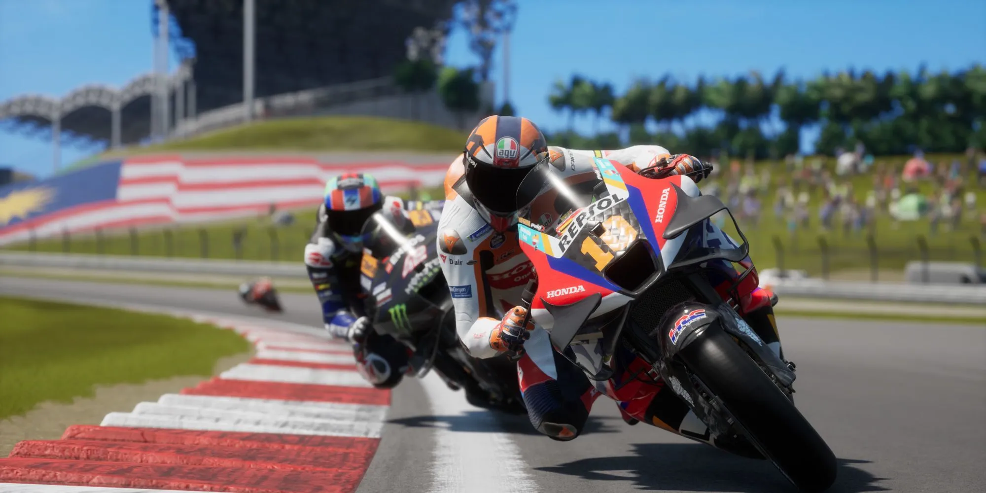 Hình ảnh tay đua Joan Mir trong MotoGP 25, minh họa độ chi tiết nhân vật.
