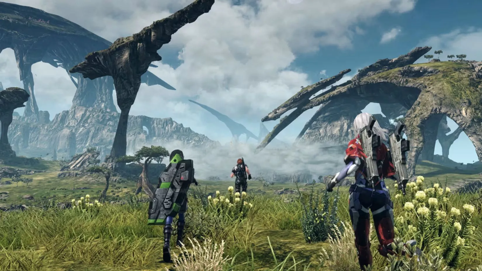 Hình ảnh thế giới và các nhân vật trong game Xenoblade Chronicles X Definitive Edition