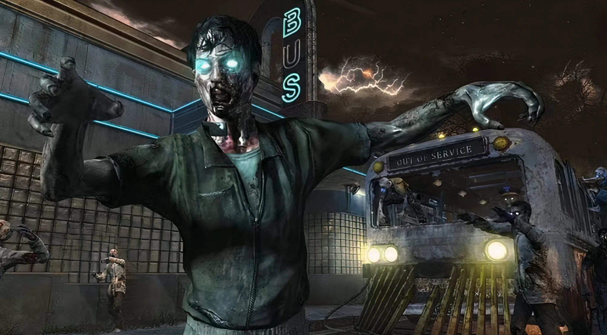 Hình ảnh zombie đặc trưng trong Call of Duty, gợi nhớ đến thời kỳ Jason Blundell lãnh đạo chế độ Zombies nổi tiếng