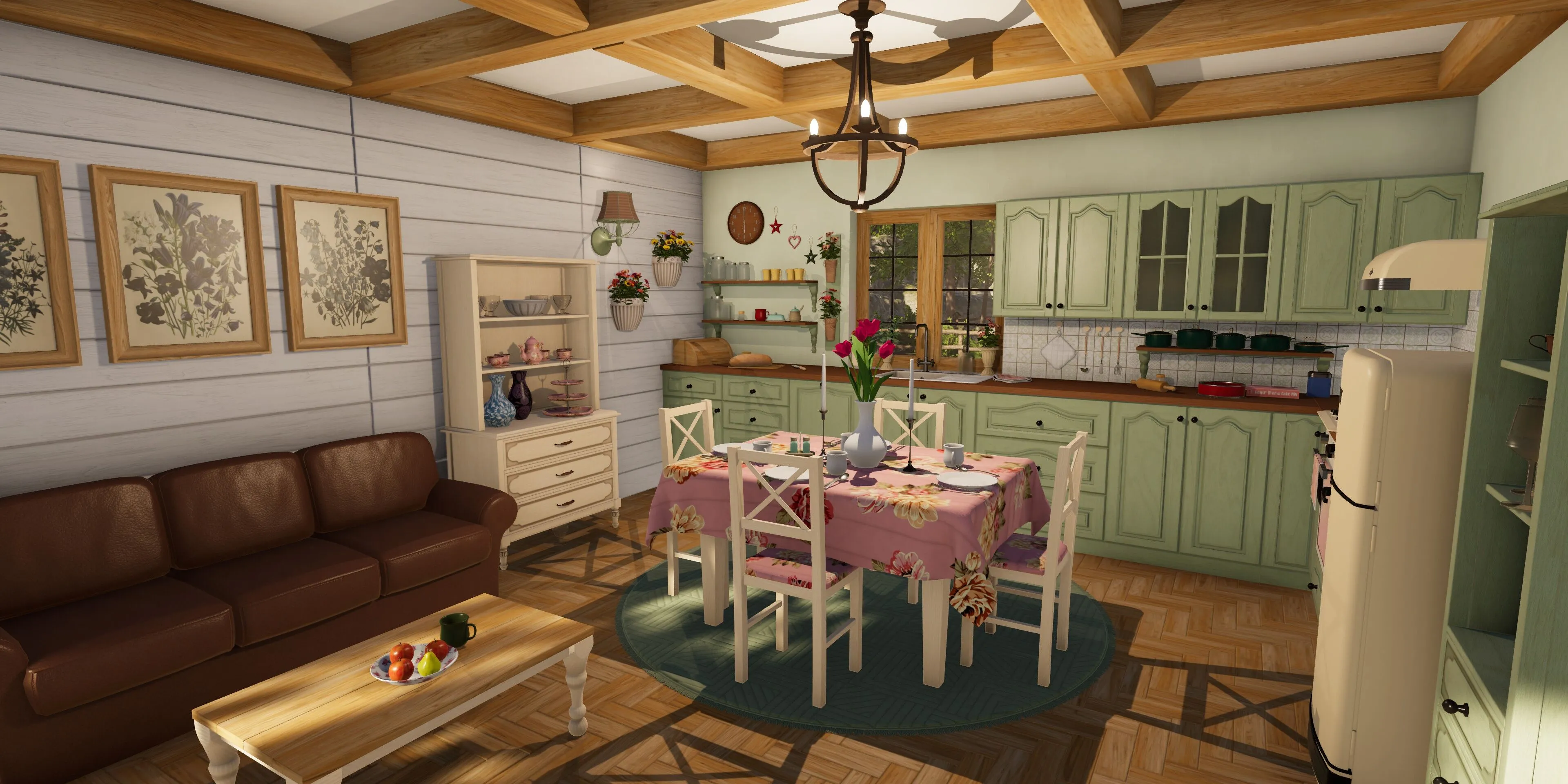 Hoàn thiện nhà bếp hiện đại trong House Flipper 2