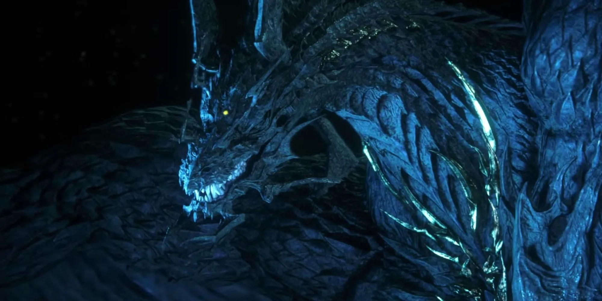 Ifrit và Phoenix đối đầu Bahamut trong không gian trong Final Fantasy XVI