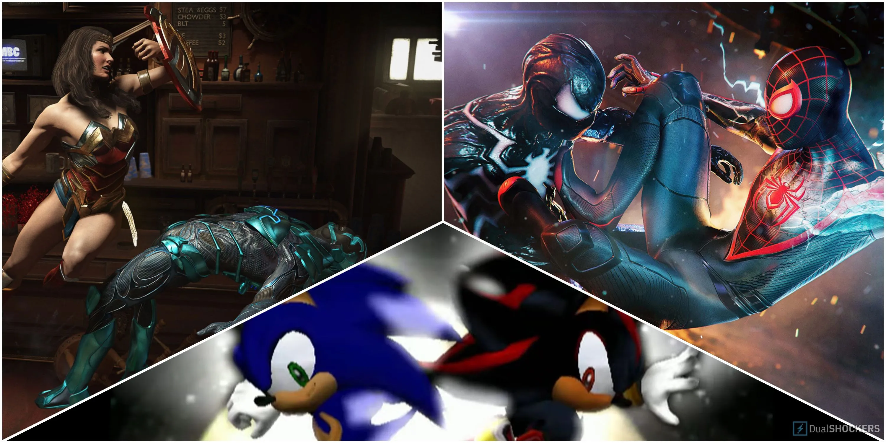 Injustice 2 Spider-Man 2 Sonic Adventure 2