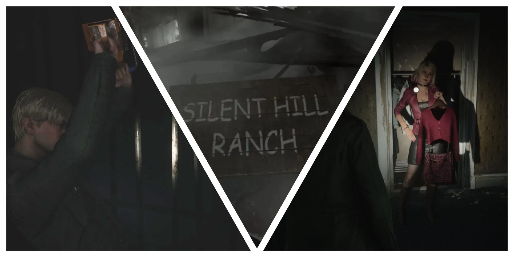 James Sunderland cầm cưa máy và Maria trong Silent Hill 2 Remake