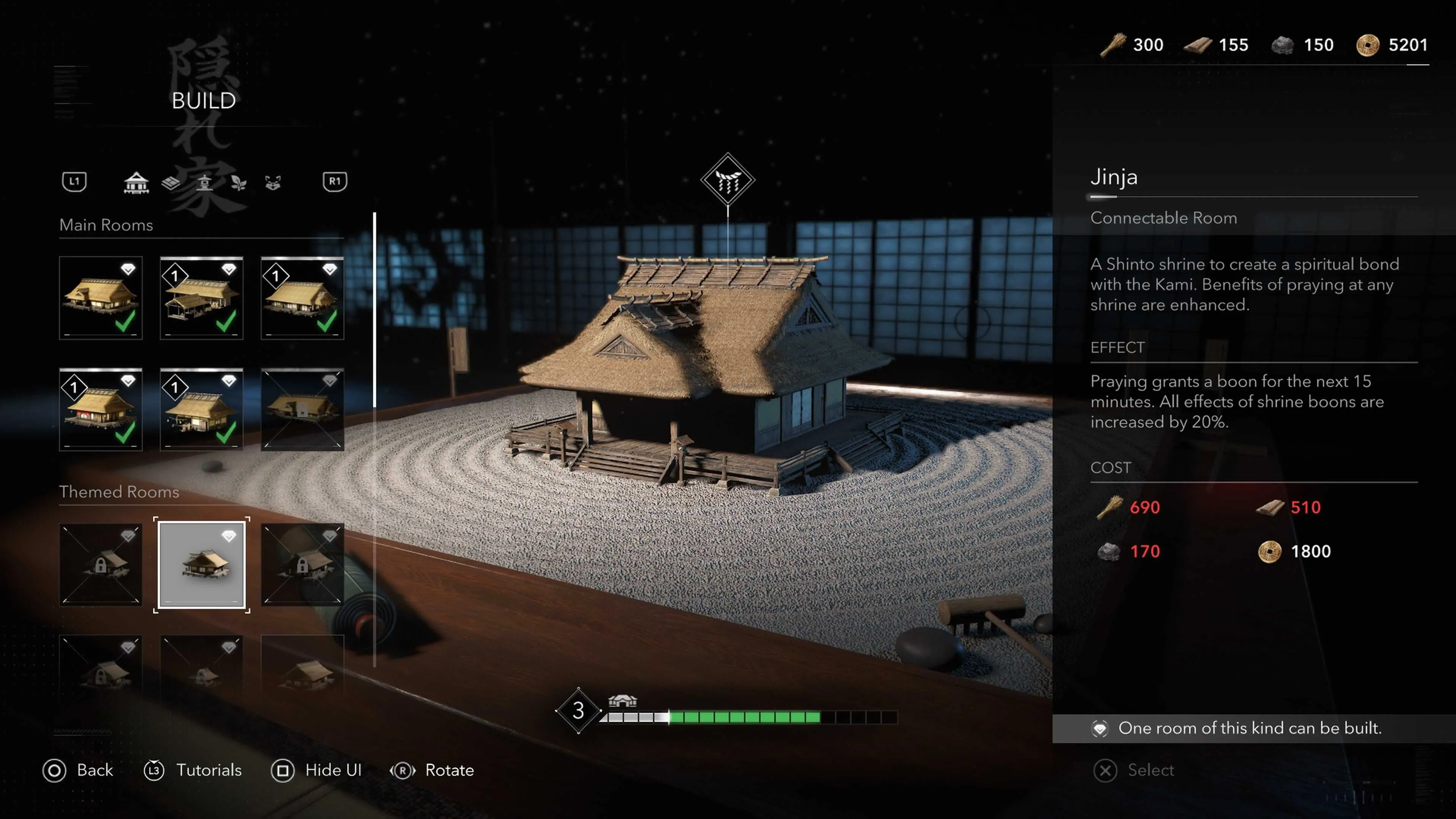 Jinja trong Hideout Assassin's Creed Shadows