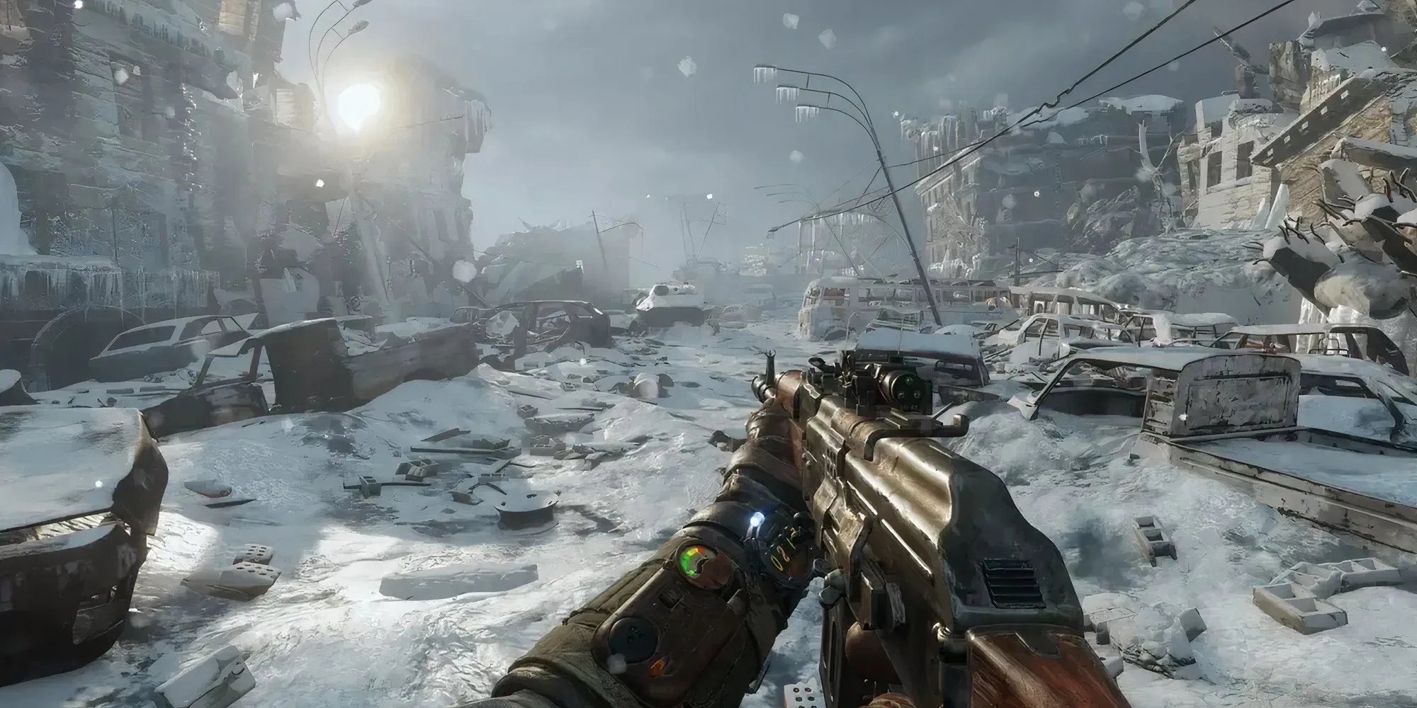 Khám phá vùng đất hoang tàn đóng băng trong game Metro Exodus