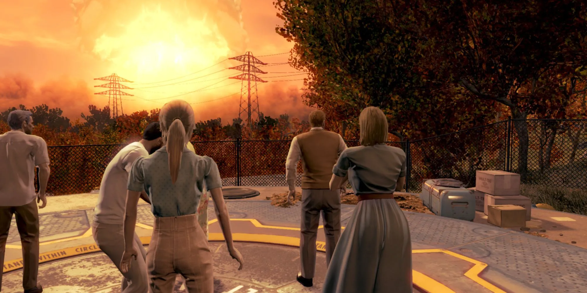 Khoảnh khắc bom hạt nhân phát nổ kinh hoàng trong màn mở đầu Fallout 4