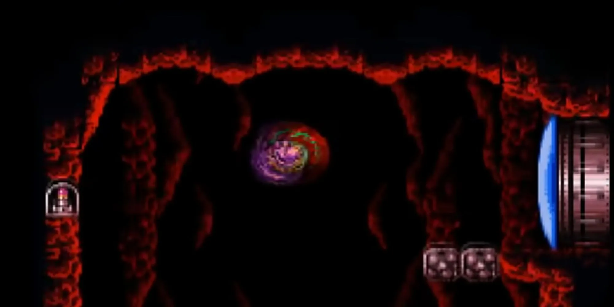 Kỹ năng Space Jump trong Super Metroid giúp Samus nhảy liên hoàn trên không, khám phá khu vực mới