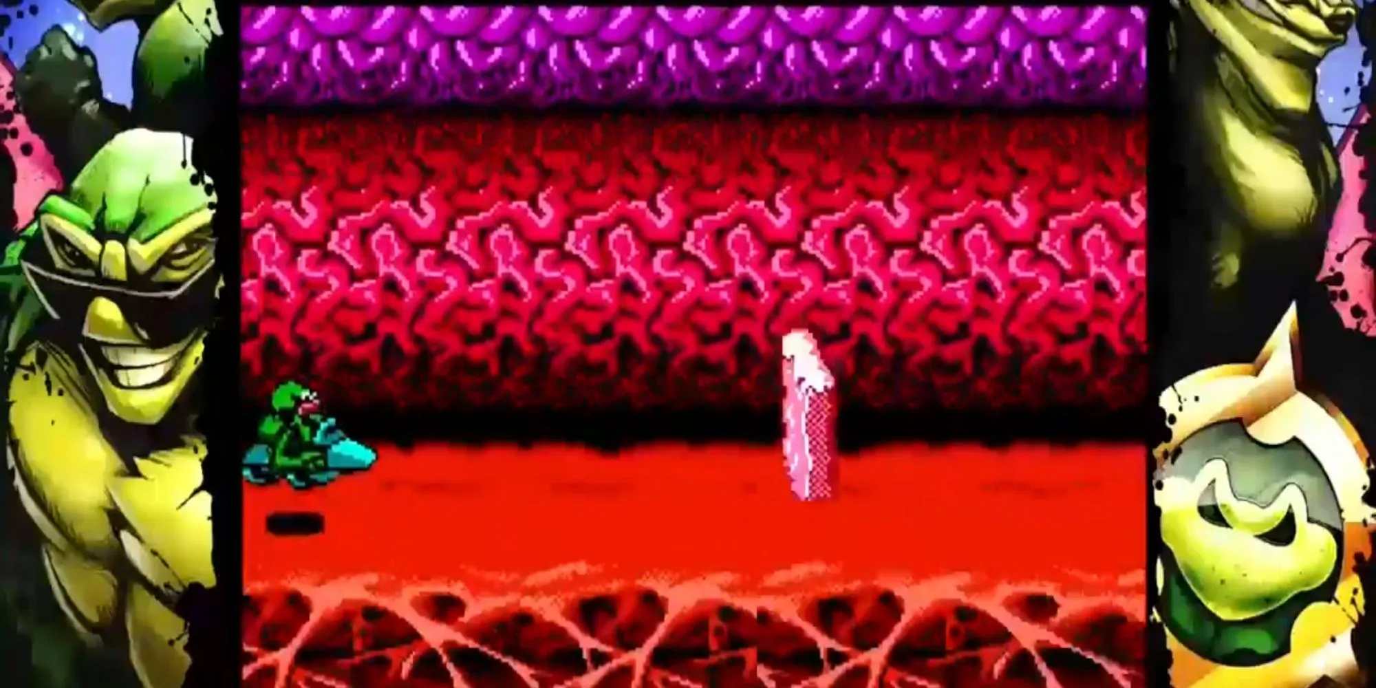 Màn chơi đường hầm gió khét tiếng trong Battletoads từ Rare Replay