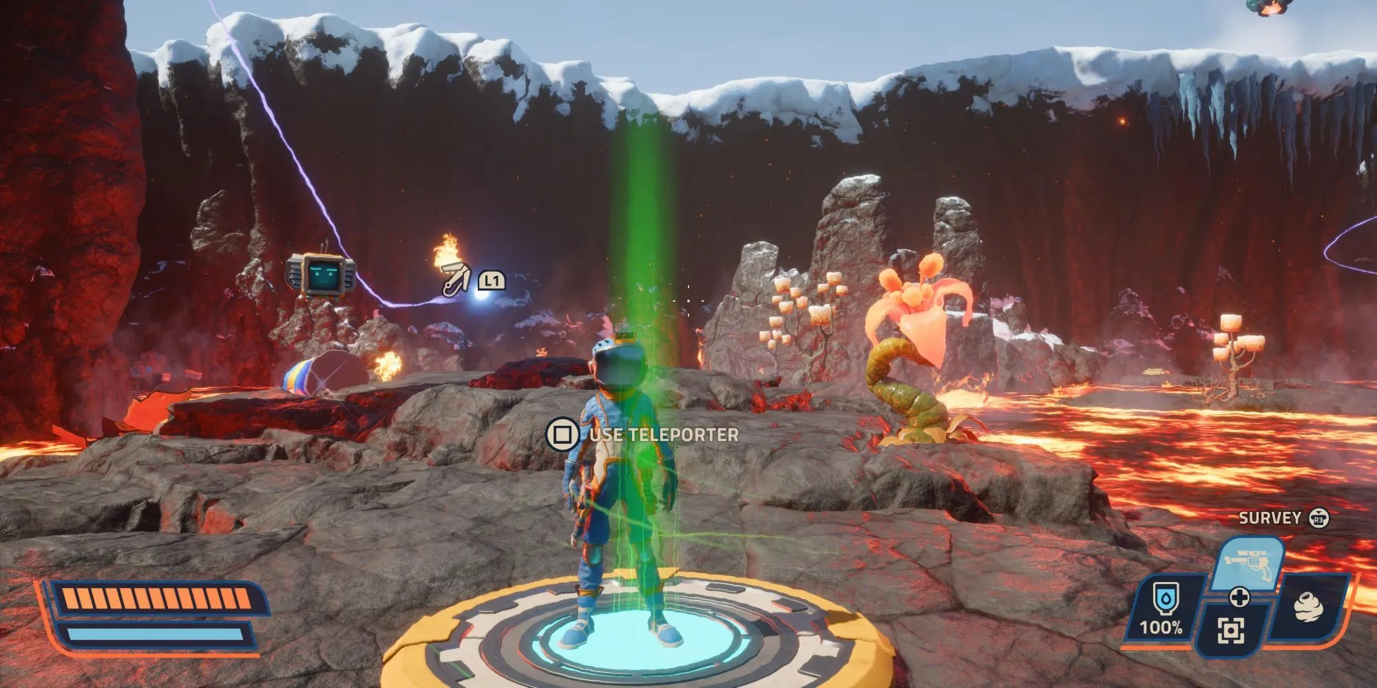 Màn hình hiển thị nhiệm vụ Worlds Traveller trong game Revenge of the Savage Planet