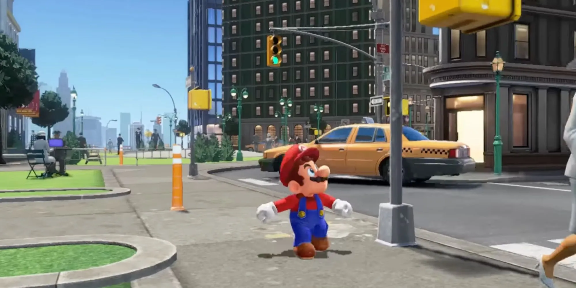 Mario khám phá thành phố New Donk City trong Super Mario Odyssey