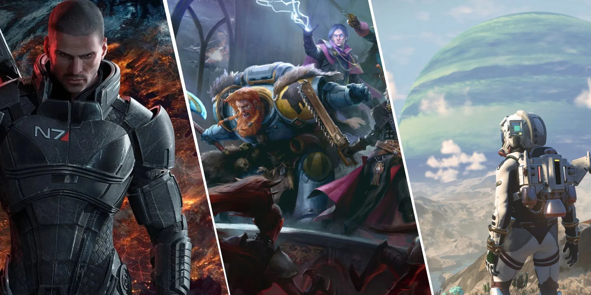 Mass Effect Legendary Edition, Warhammer 40k: Rogue Trader, No Man