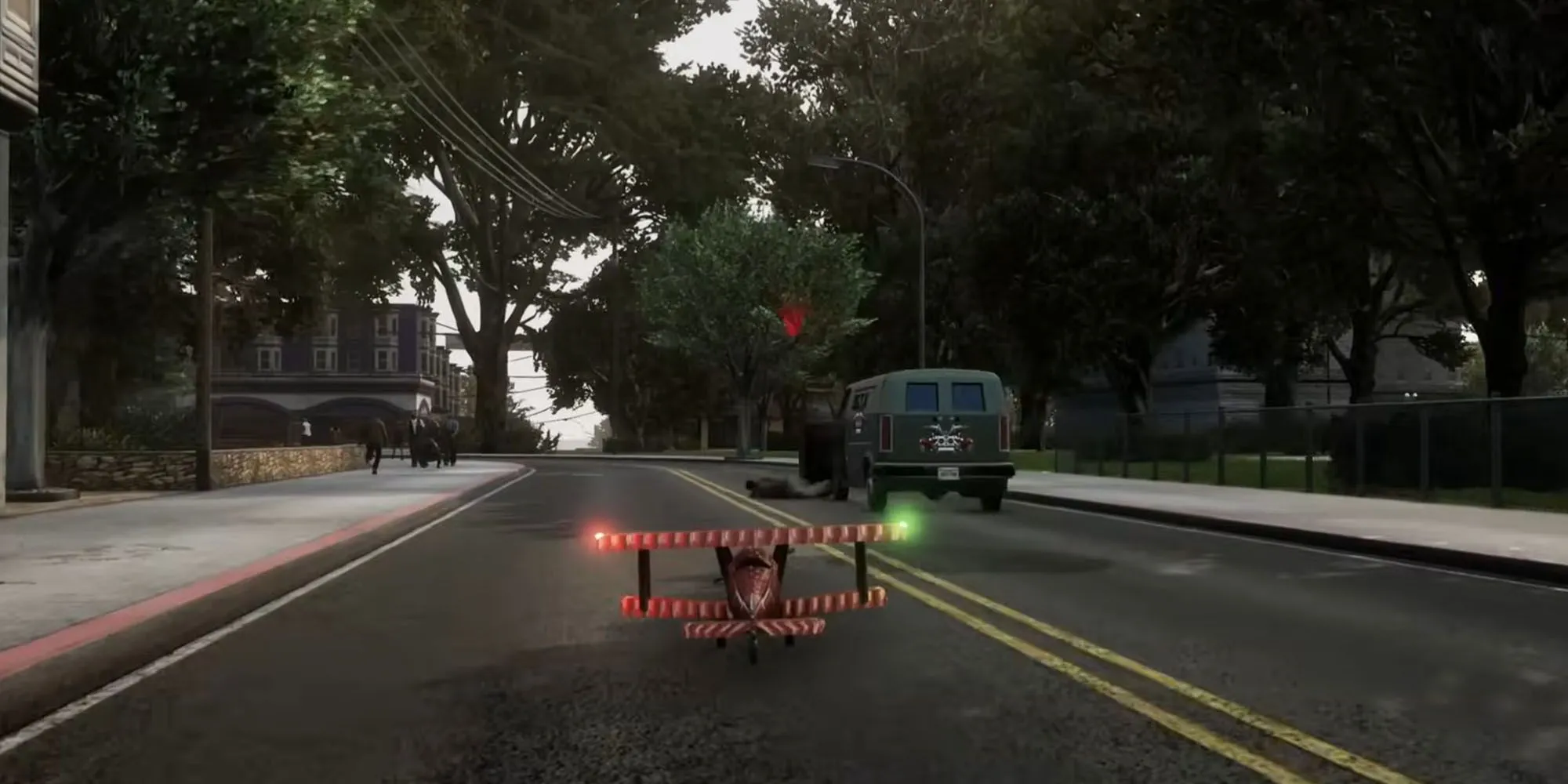 Máy bay mô hình Red Baron trong nhiệm vụ Supply Lines... GTA San Andreas với cơ chế điều khiển khó chịu