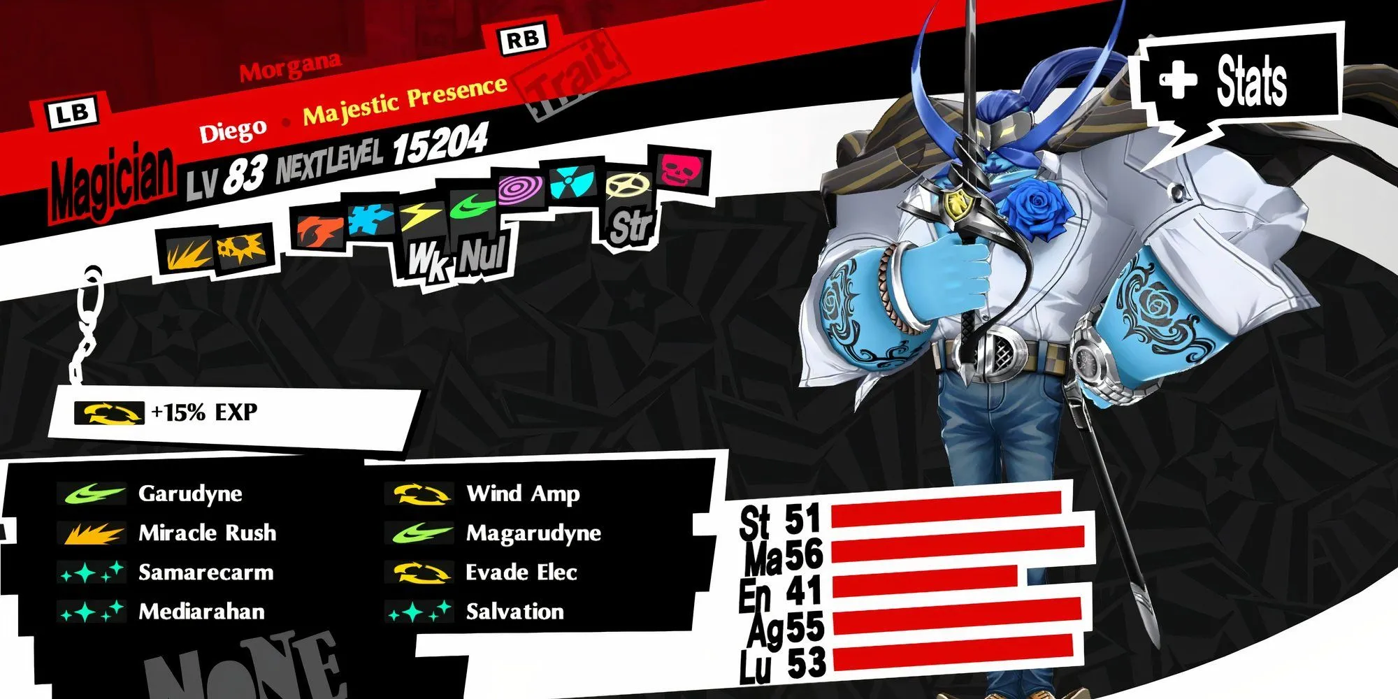 Morgana và các Persona thuộc Arcana Pháp Sư trong Persona 5 Royal