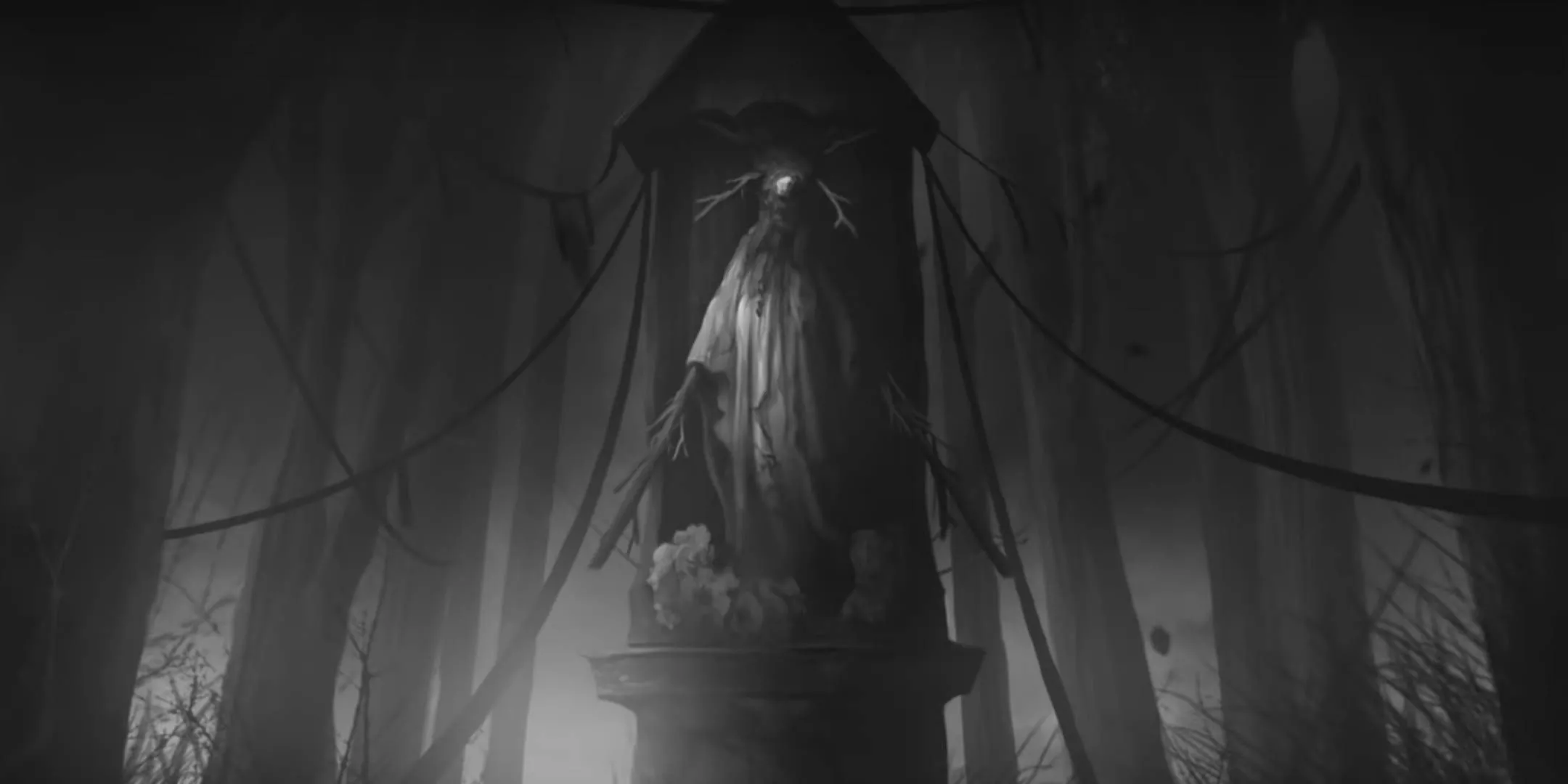 Một bức tượng cao lớn kỳ dị trong Darkwood