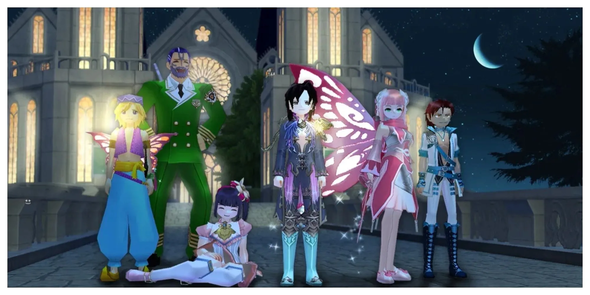 Một cảnh đẹp trong thế giới game Mabinogi của Nexon