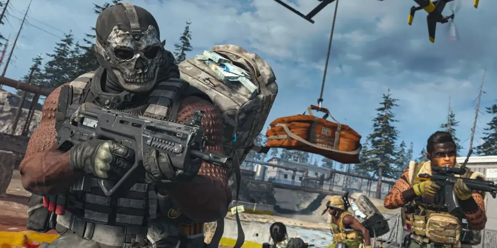 Một cảnh giao tranh căng thẳng trong Call of Duty Warzone, nơi chiến thắng không hề dễ dàng