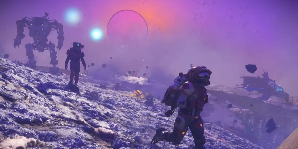 Một hành tinh khí khổng lồ tuyệt đẹp trong vũ trụ bao la của No Man's Sky