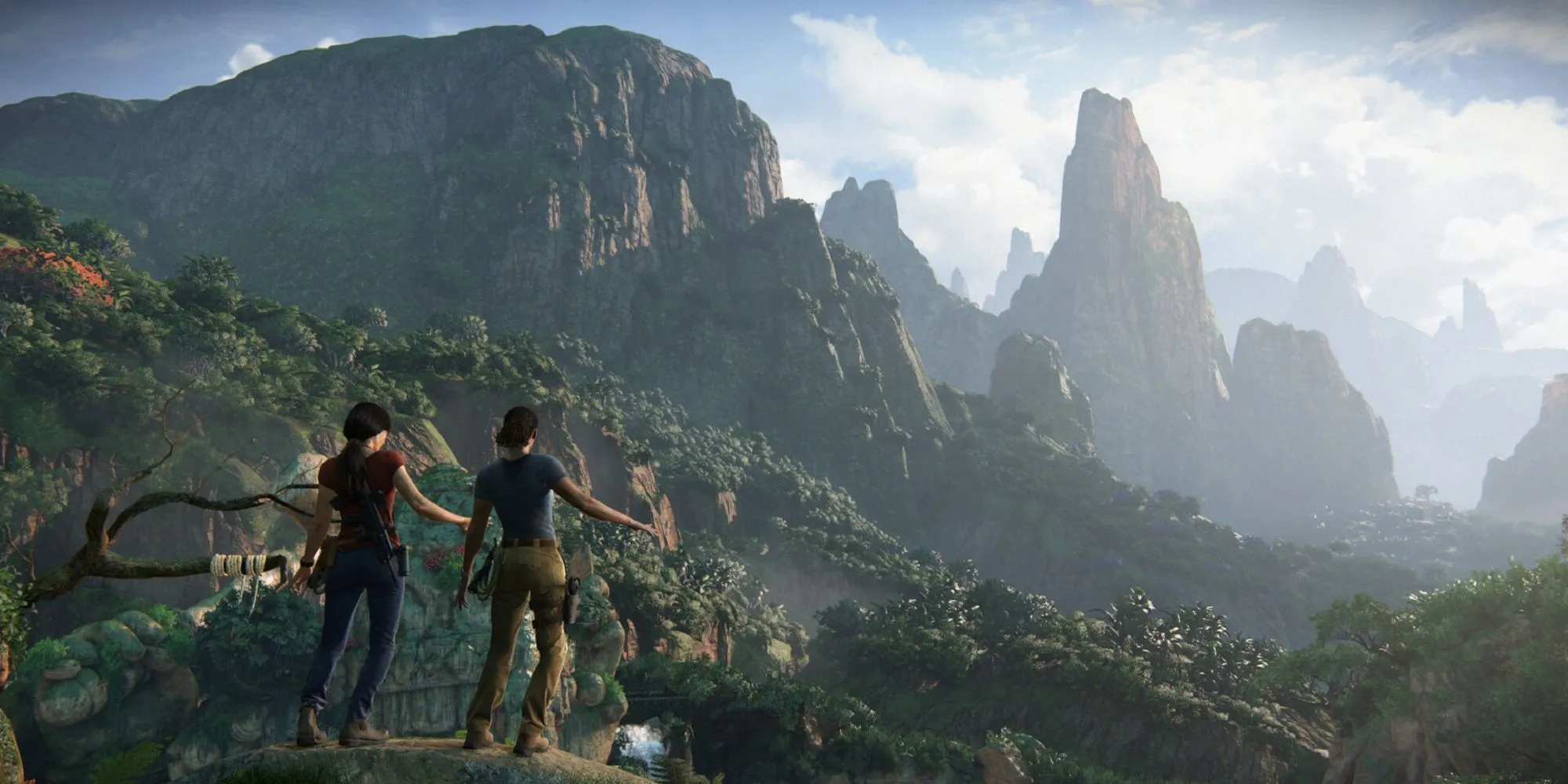 Nathan Drake và các nhân vật trong Uncharted 4 Legacy of Thieves Collection