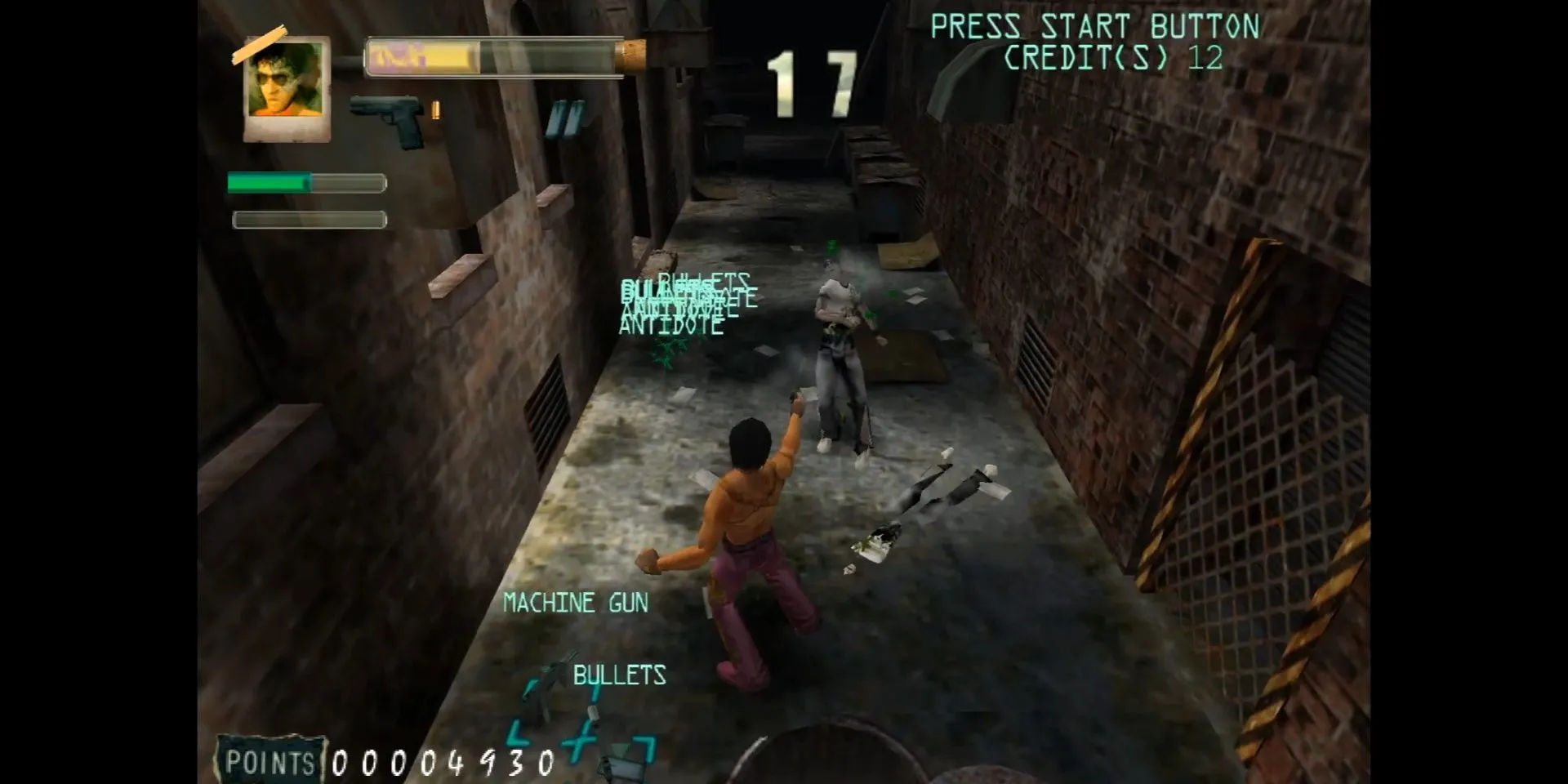 Người chơi bắn zombie trong game hành động Zombie Revenge