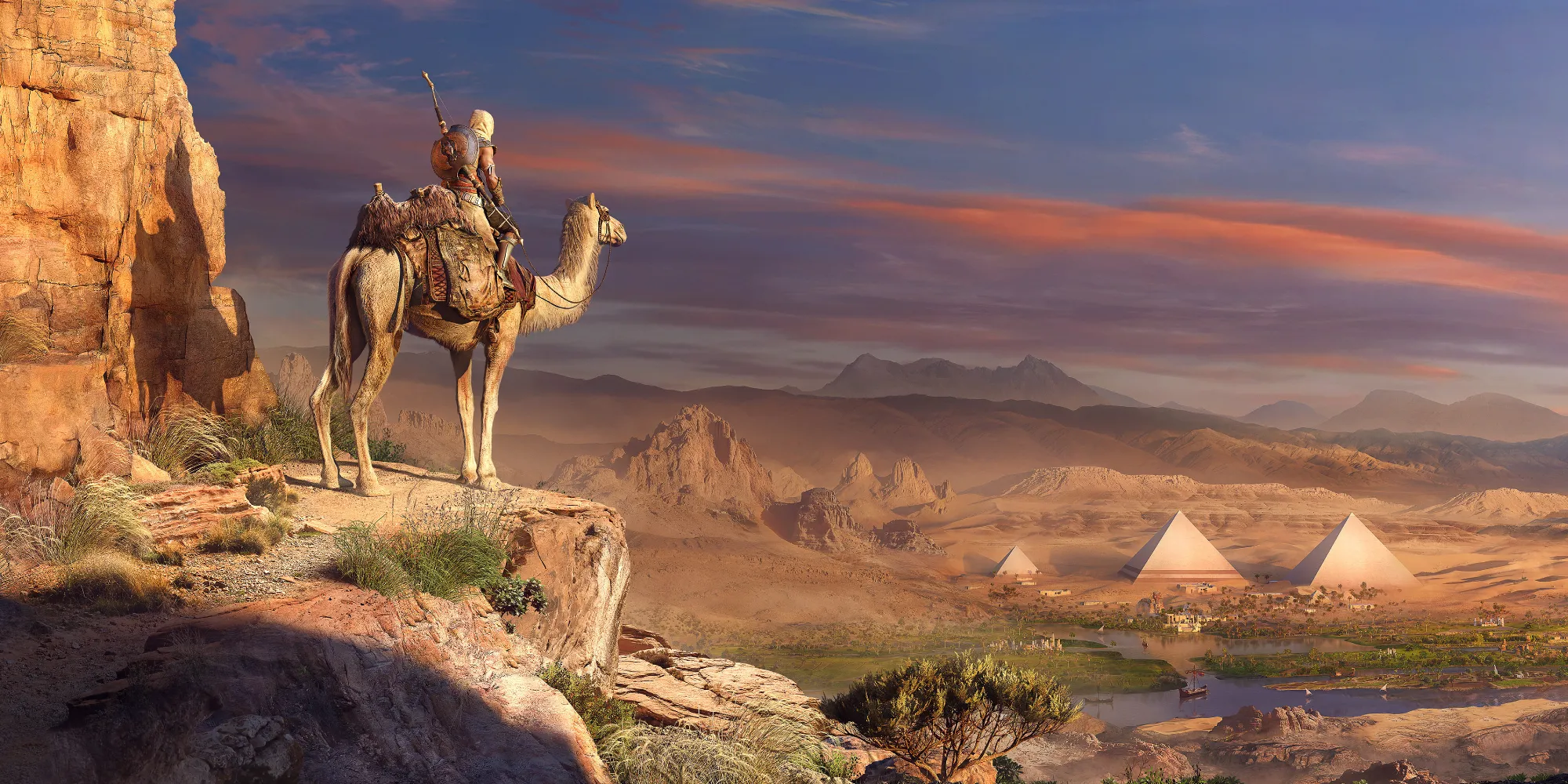 Nhân vật Bayek, sát thủ chính trong game Assassin's Creed Origins