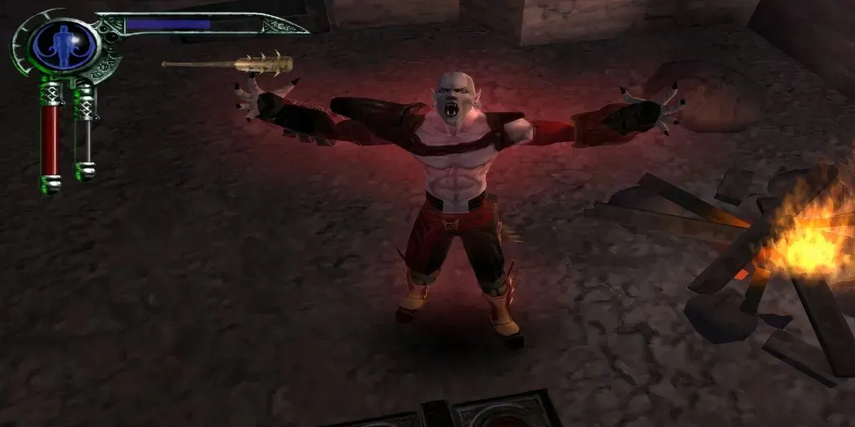 Nhân vật Kain trong game Blood Omen 2 trên PS2