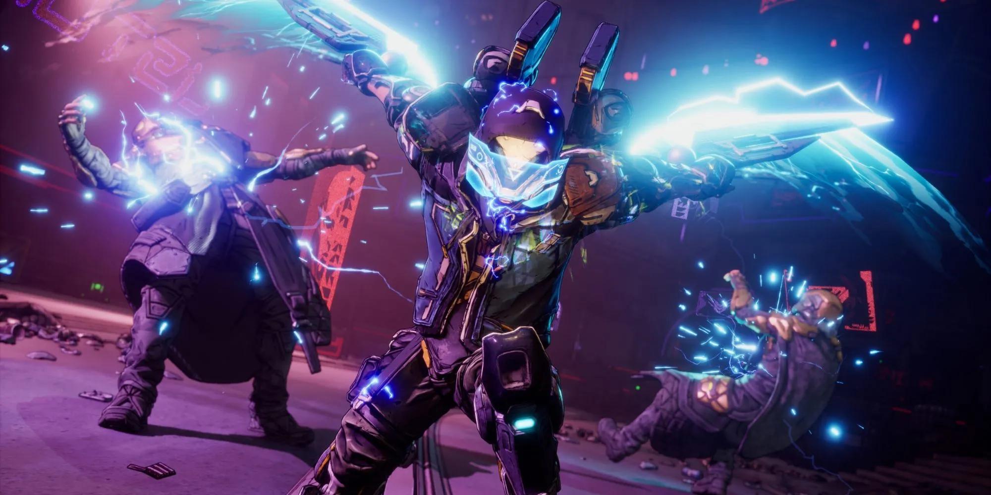 Nhân vật Rafa trong Borderlands 4 với bộ giáp cơ khí