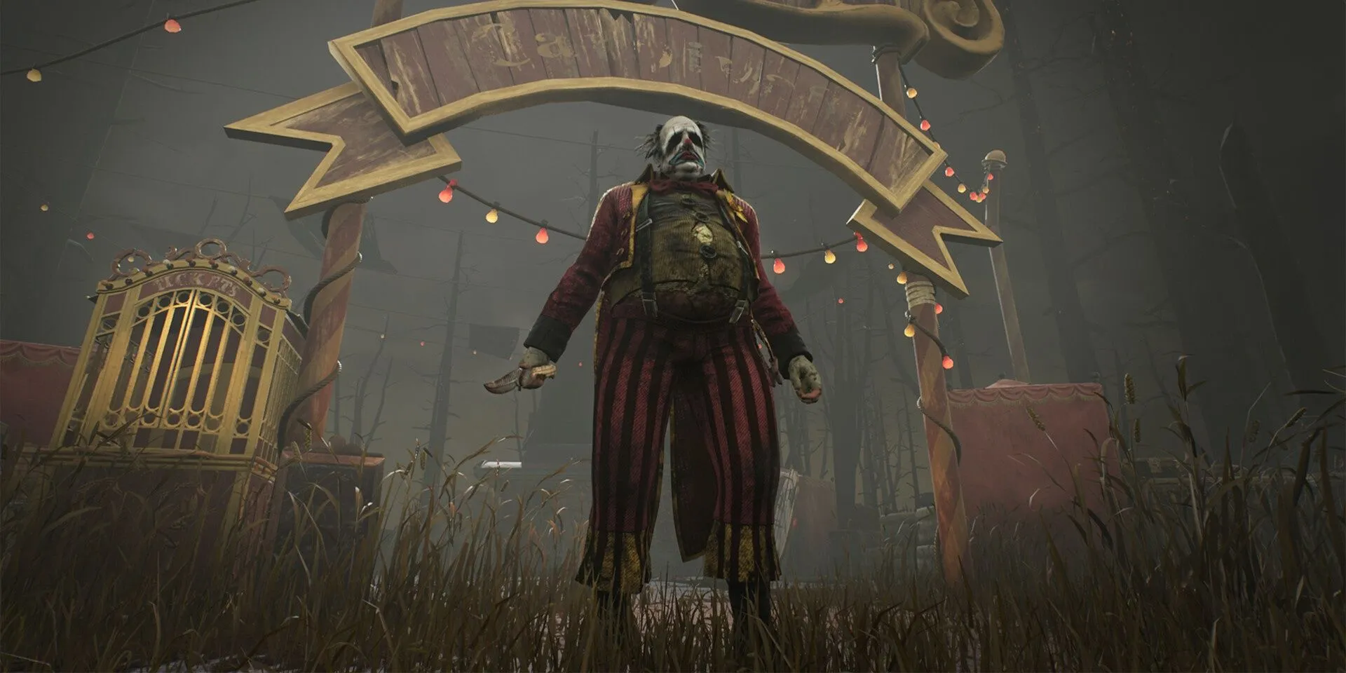 Nhân vật sát nhân The Clown trong tựa game kinh dị Dead by Daylight