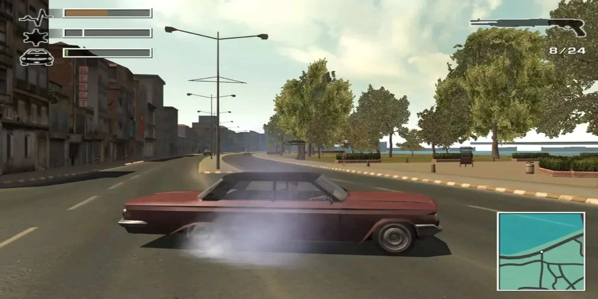 Nhân vật Tanner trong game Driv3r trên PS2