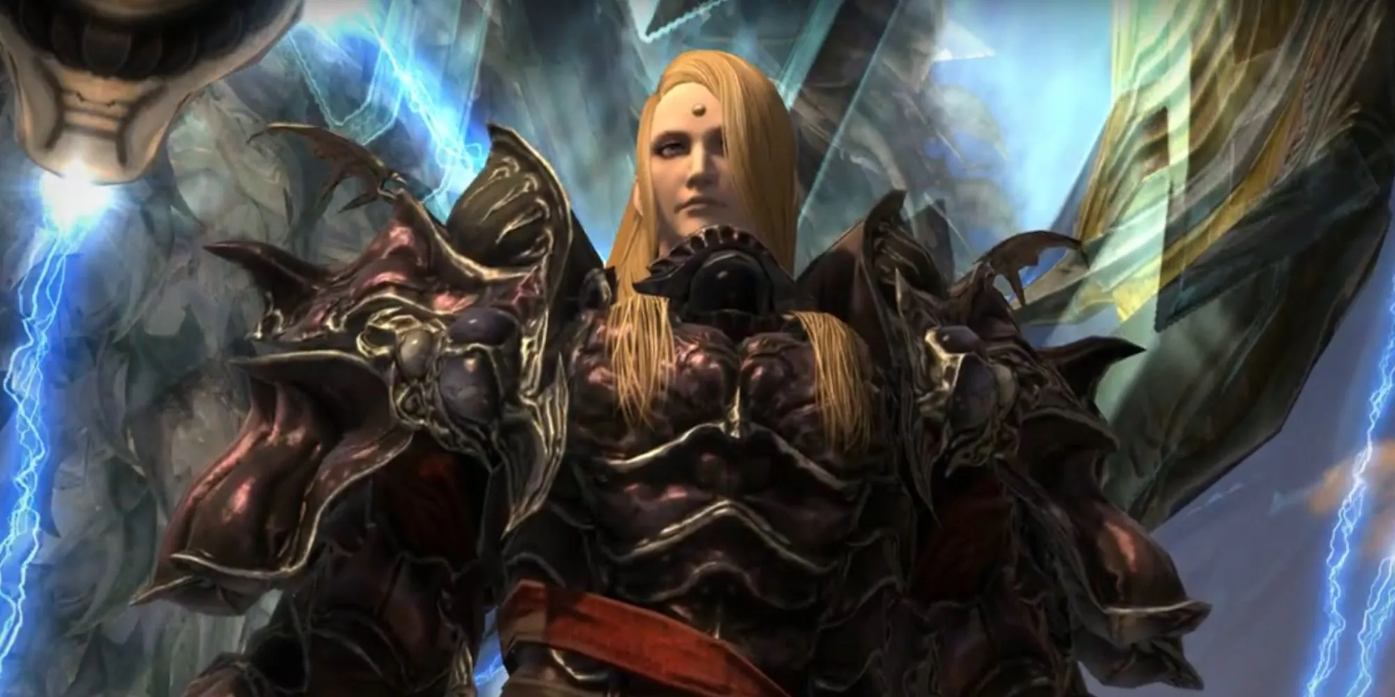 Nhân vật Zenos trong Final Fantasy XIV, một tựa game có tùy chọn bỏ qua tiến trình