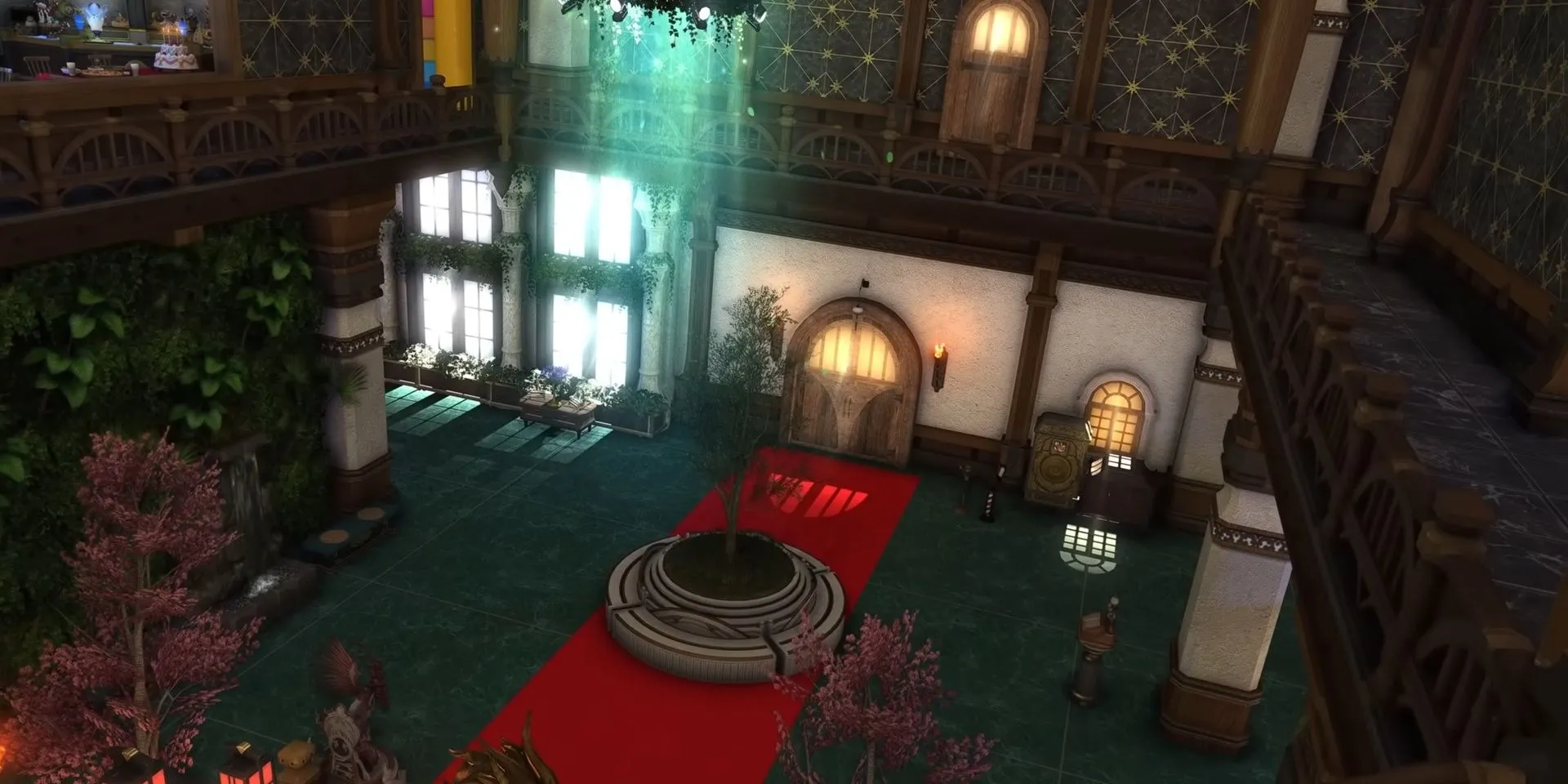 Nội thất căn hộ sang trọng của người chơi trong Final Fantasy XIV