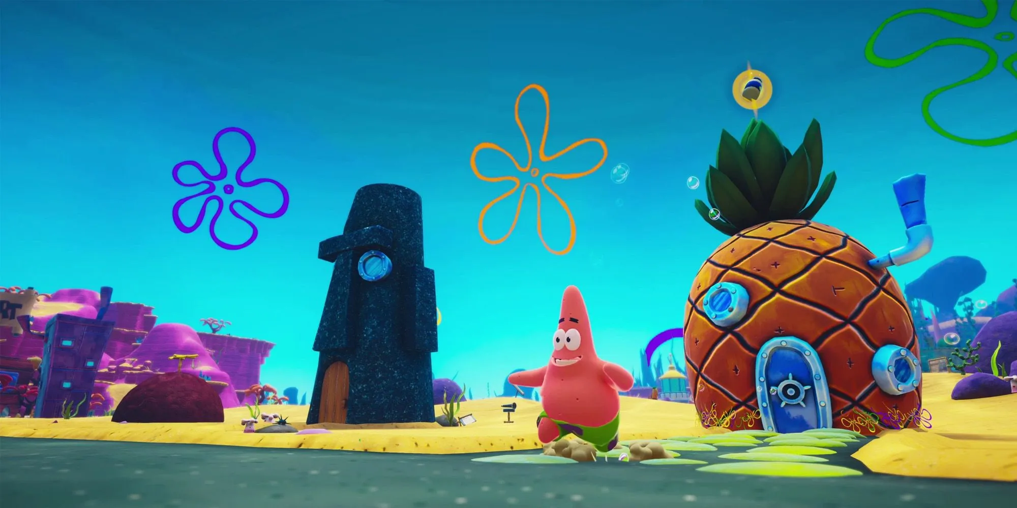 Patrick Star khám phá thế giới Bikini Bottom trong game Spongebob SquarePants: The Patrick Star Game