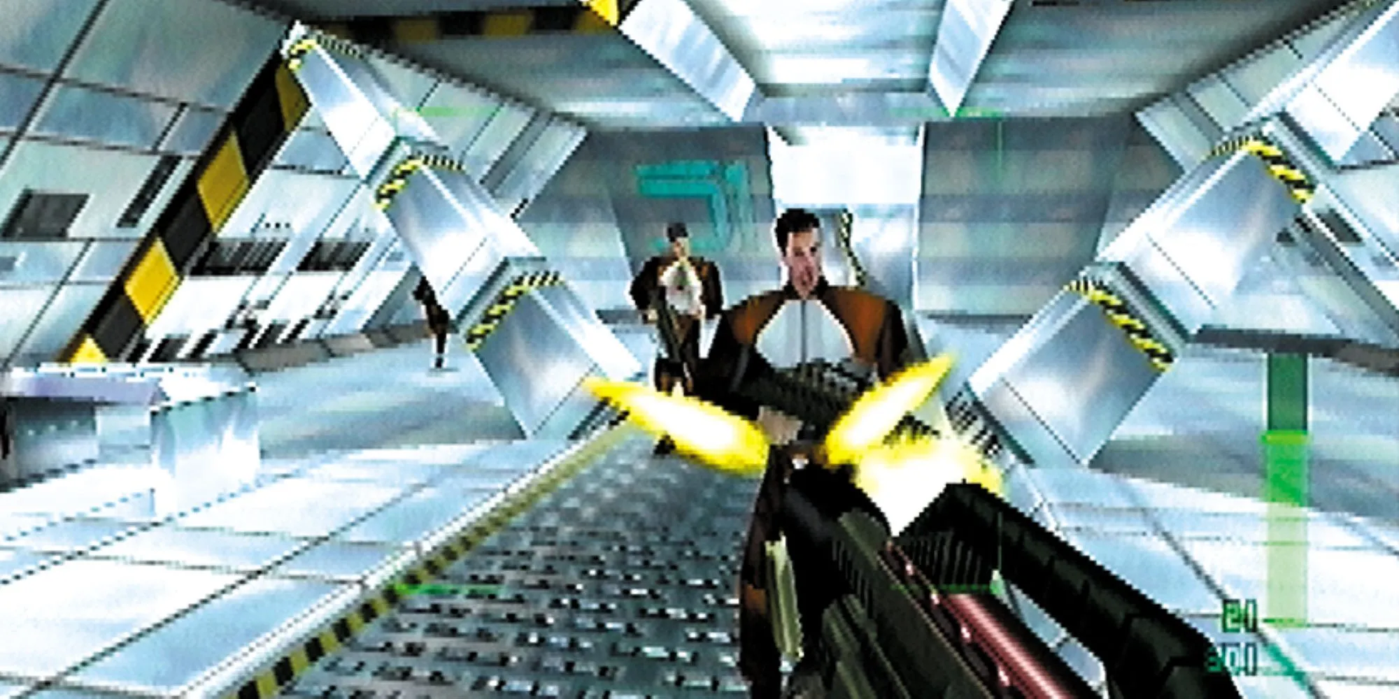 Pha hành động trong game Perfect Dark trên Nintendo 64
