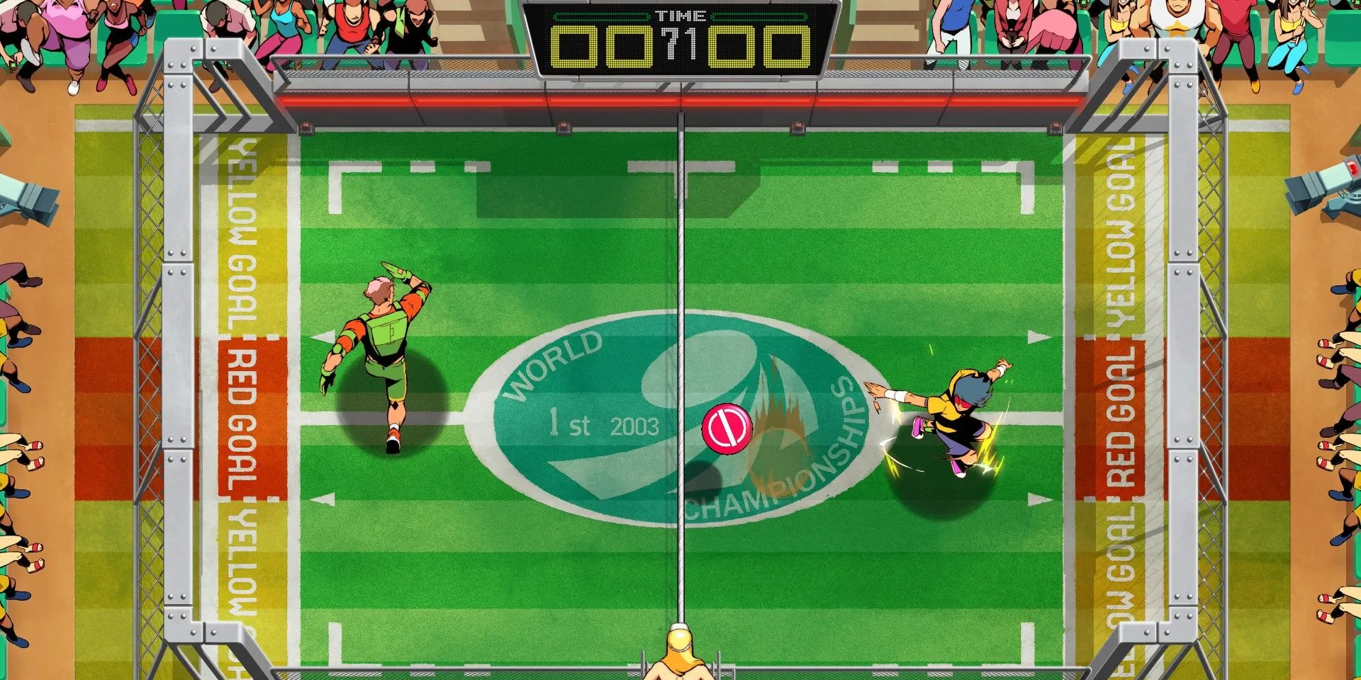 Pha tranh chấp đĩa quyết liệt trong Windjammers 2
