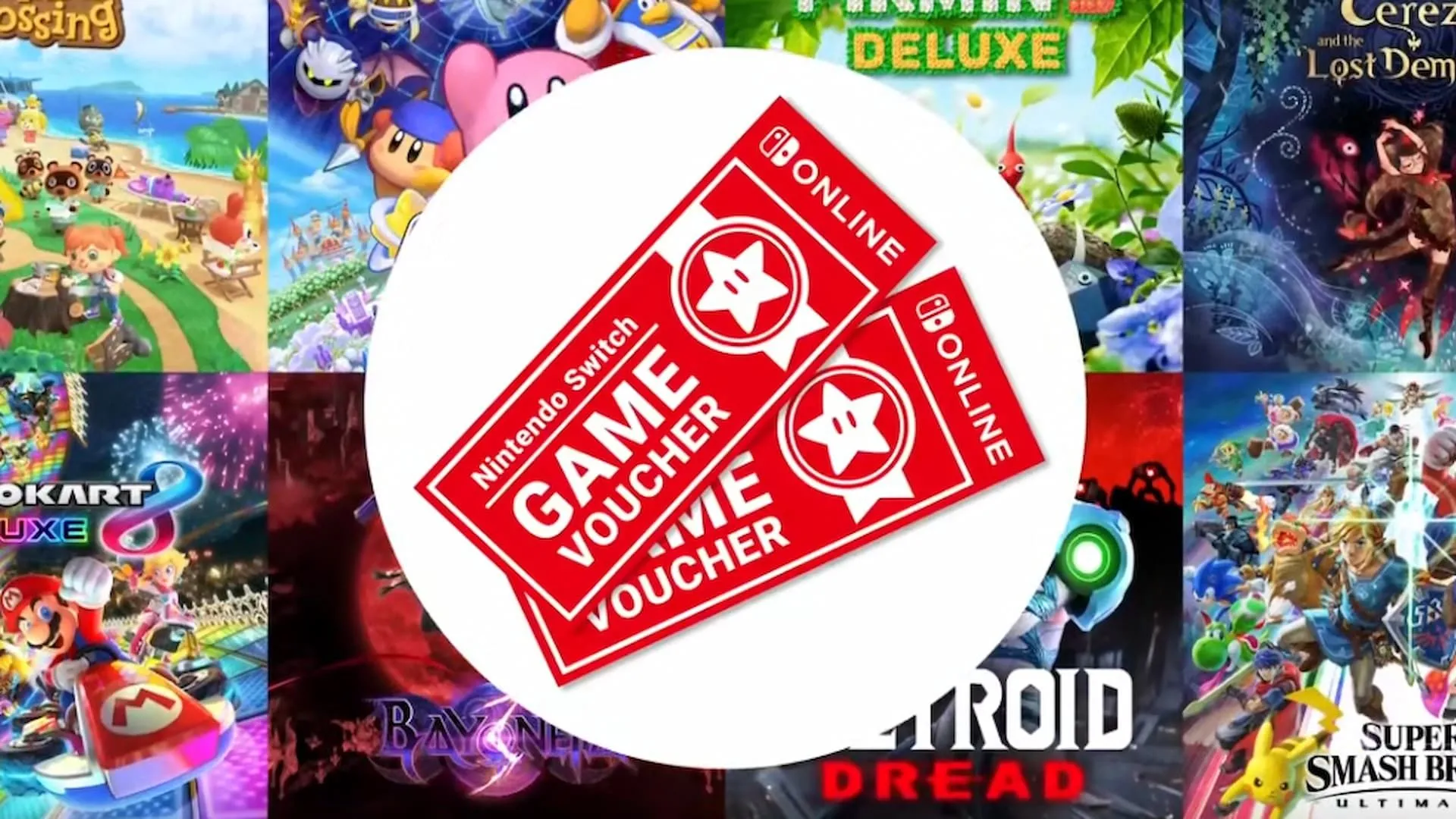 Phiếu mua game Nintendo Switch trên eShop