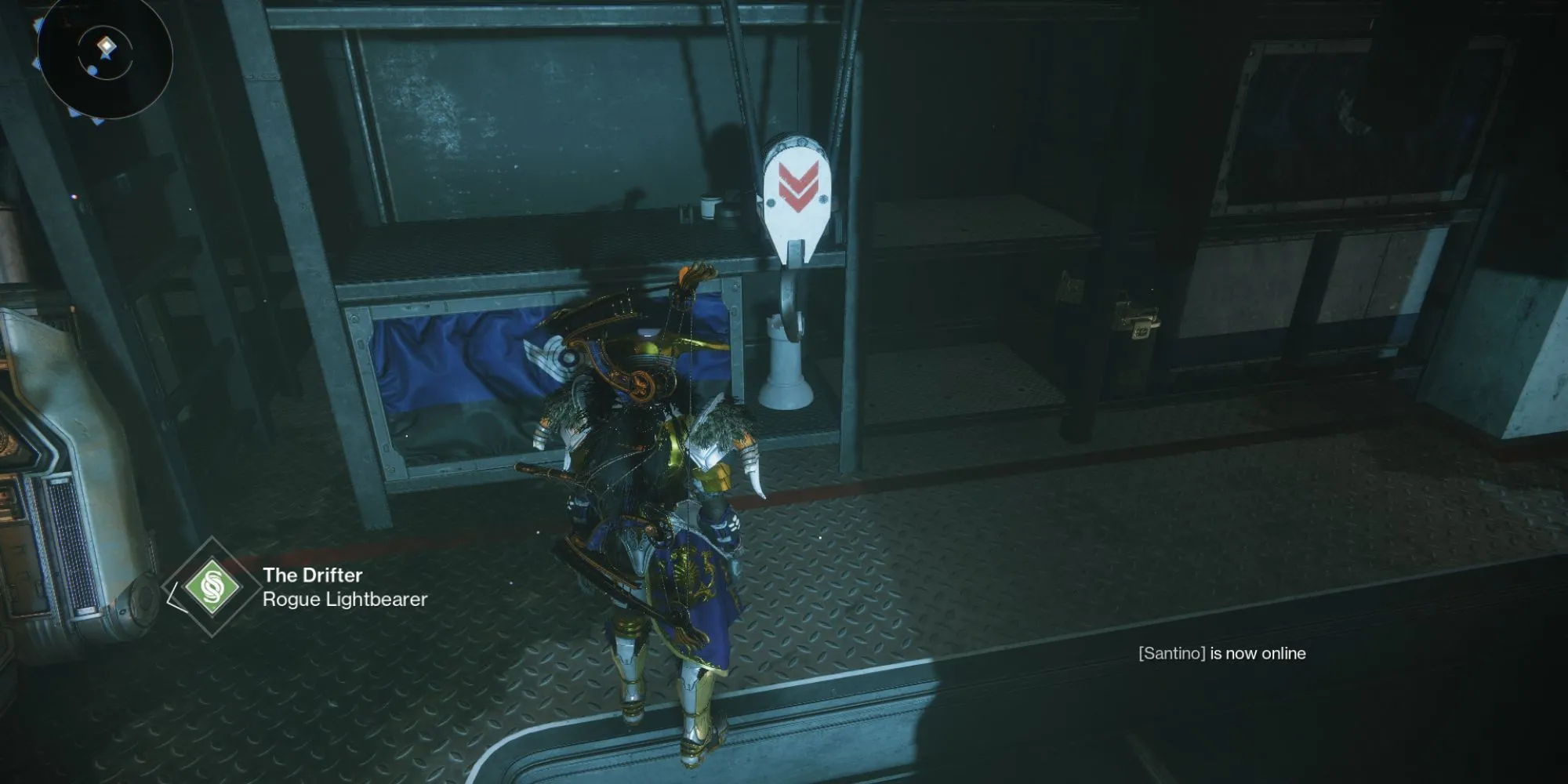 Quân cờ bí ẩn Destiny 2 trong văn phòng của Zavala tại The Tower