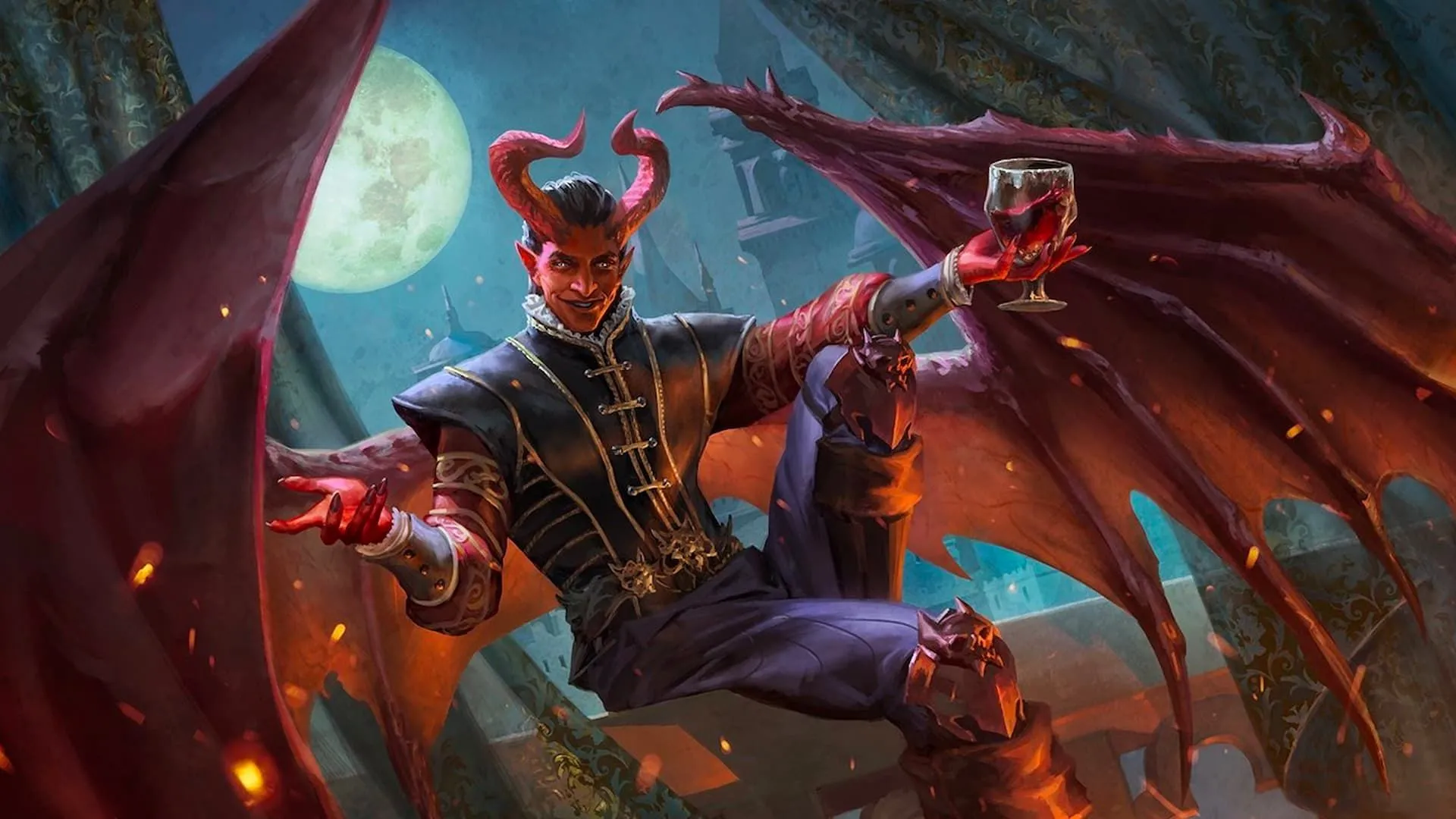 Raphael trong Baldur's Gate 3 với vẻ ngoài ma quỷ và quyền năng
