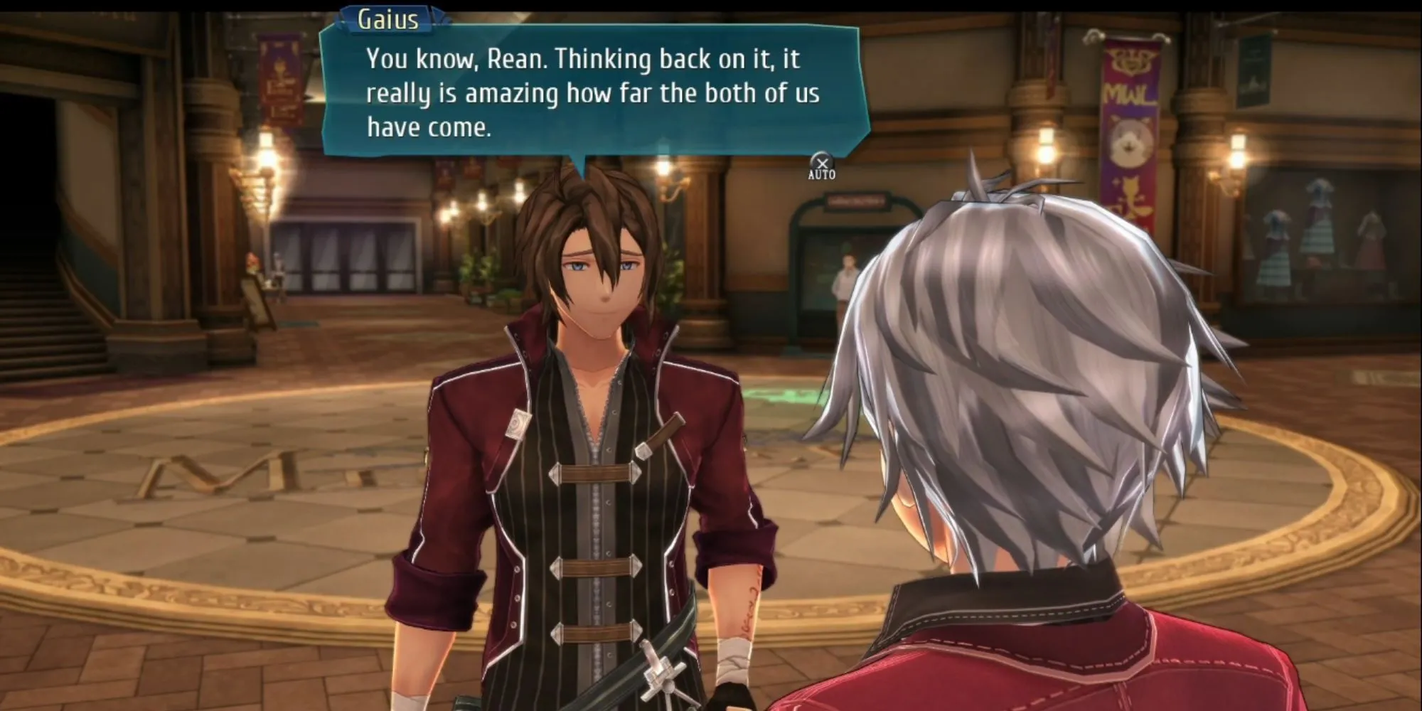 Rean Schwarzer và các nhân vật nữ trong Trails of Cold Steel IV với hệ thống Affinity