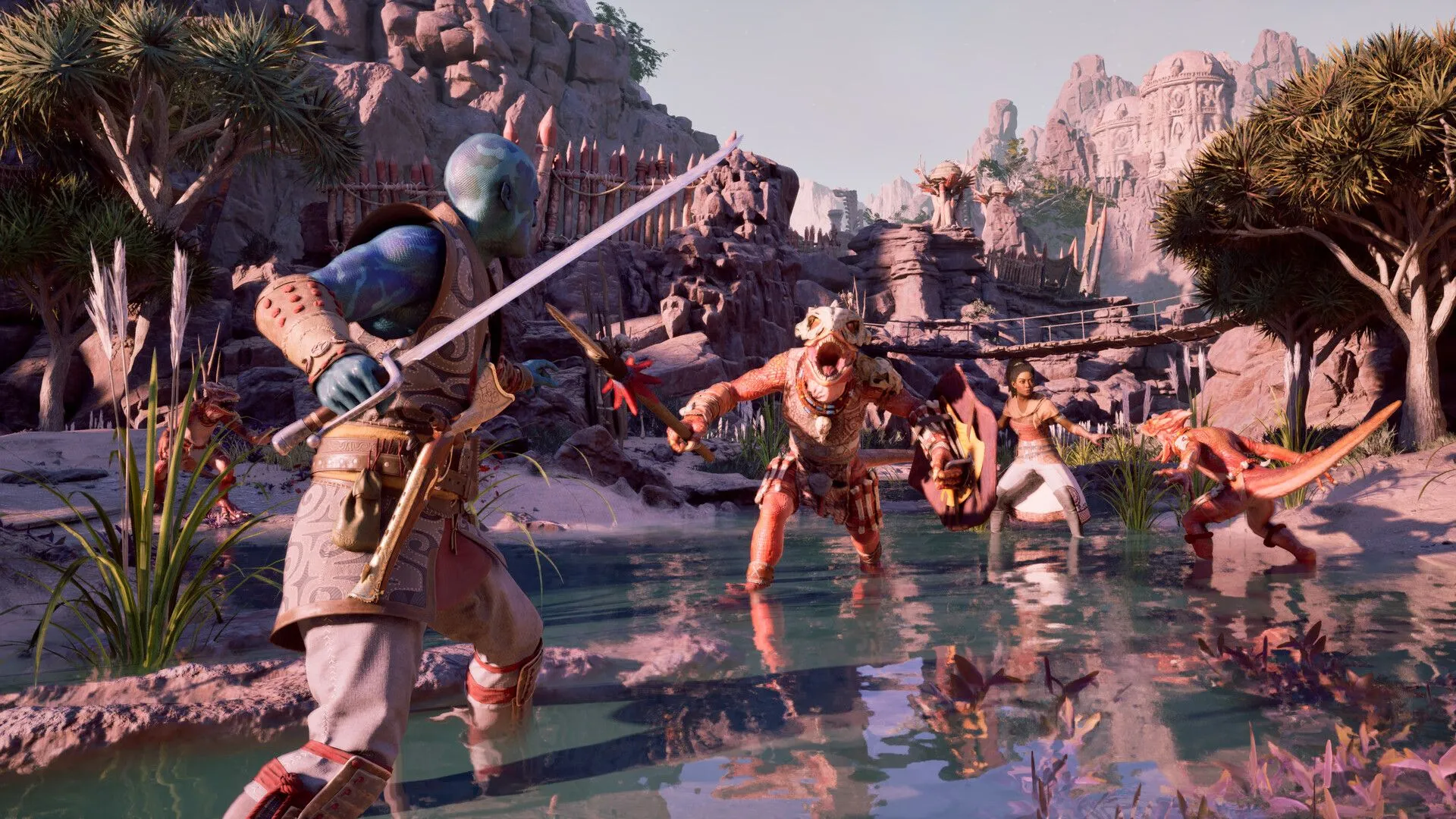 Screenshot gameplay Avowed, tựa game nhập vai góc nhìn thứ nhất lấy bối cảnh Pillars of Eternity