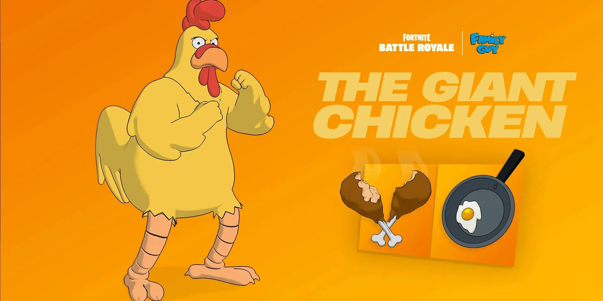 Skin Gà Khổng Lồ khổng lồ từ Family Guy trong game Fortnite