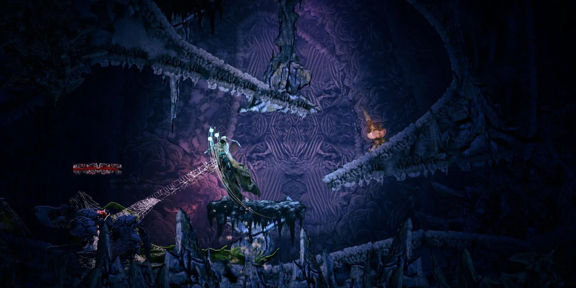 Source of Madness screenshot với sinh vật Lovecraftian