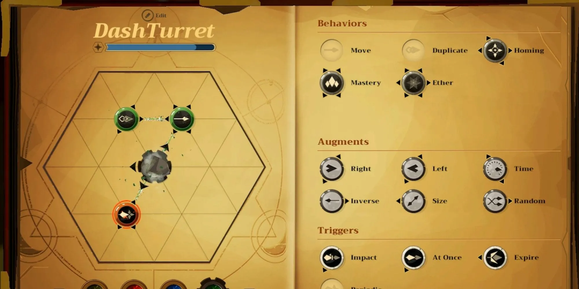 Sử dụng các rune để kết hợp tạo ra một phép thuật mới trong Mages of Mystralia