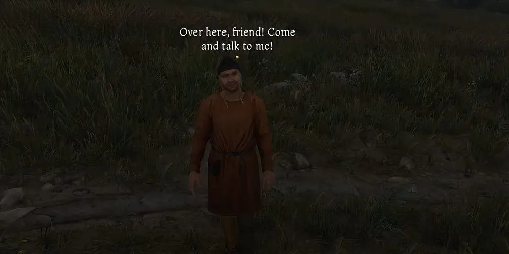 Sứ giả Hội Đạo Chích chặn đường Henry trong Kingdom Come Deliverance 2 The Spark