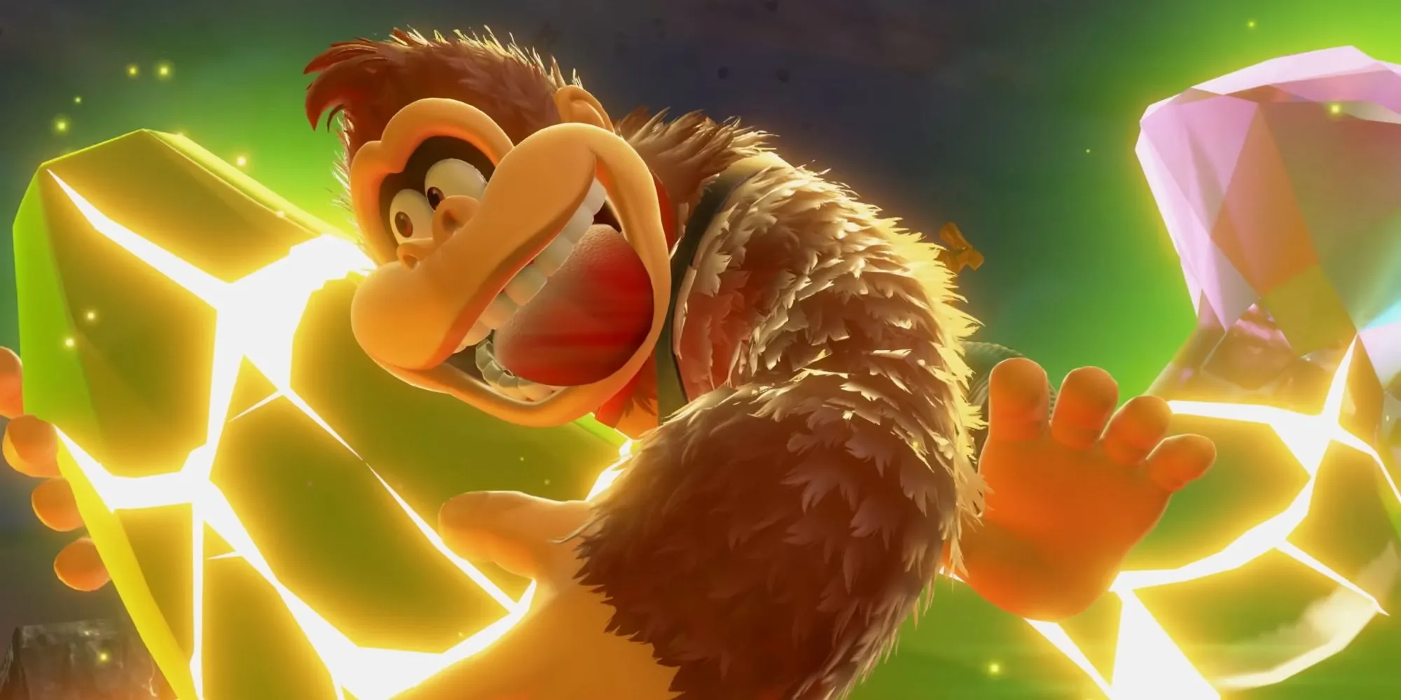 Tạo hình nhân vật Donkey Kong trong game Donkey Kong Bananza trên Switch 2