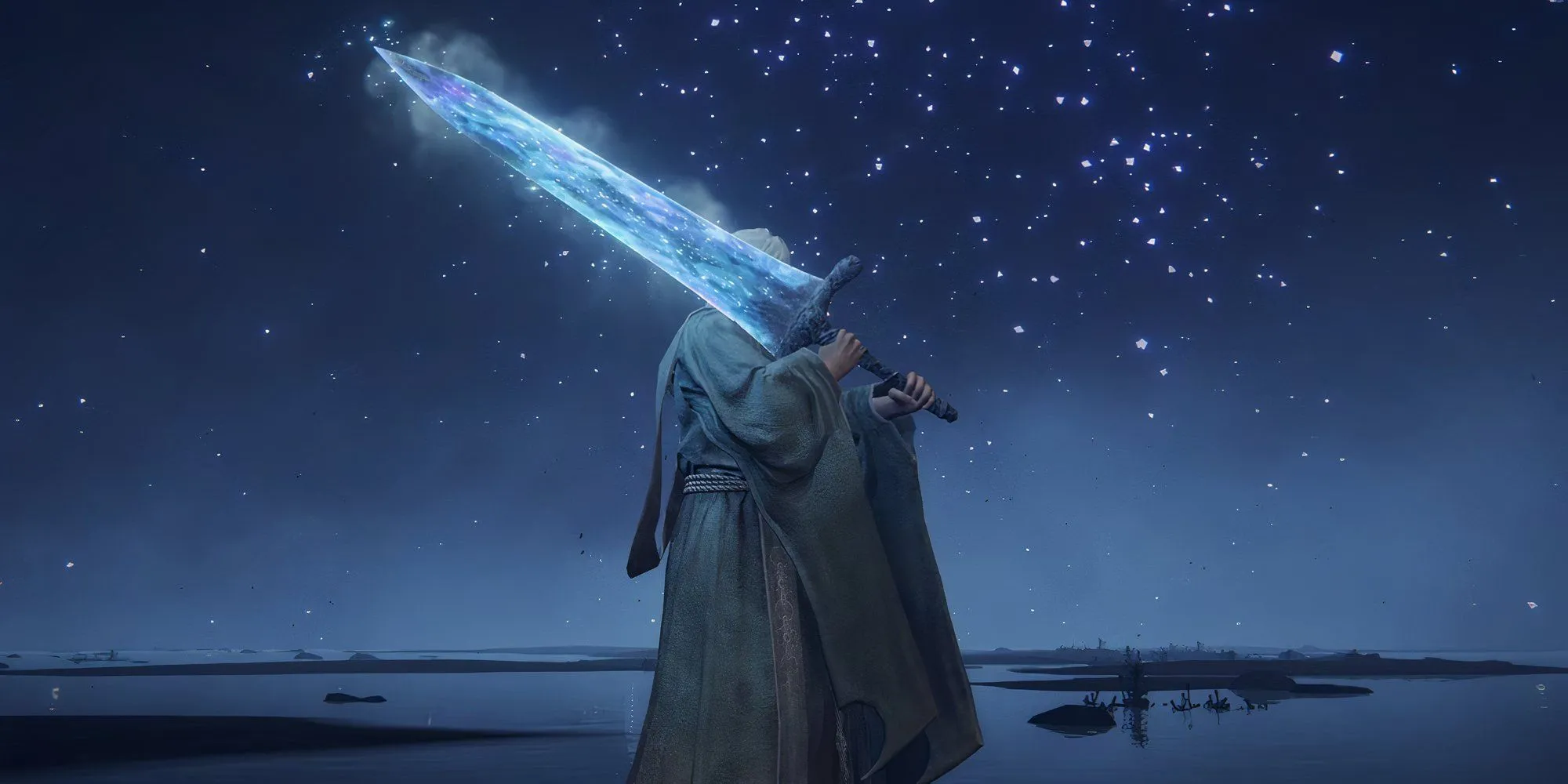 Thanh đại kiếm ma thuật Moonlight Greatsword trong Soulsborne